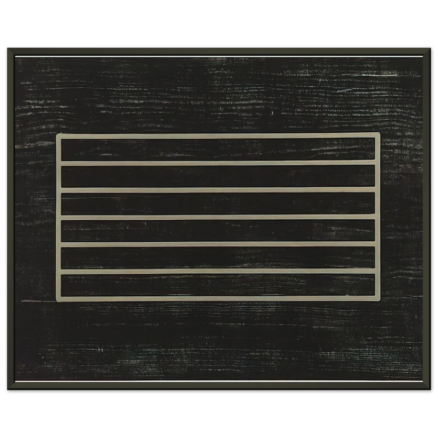 Donald Judd Untitled Minimalism Framed Art Print - Aluminum Frame - 40x50 cm / 16x20 inches