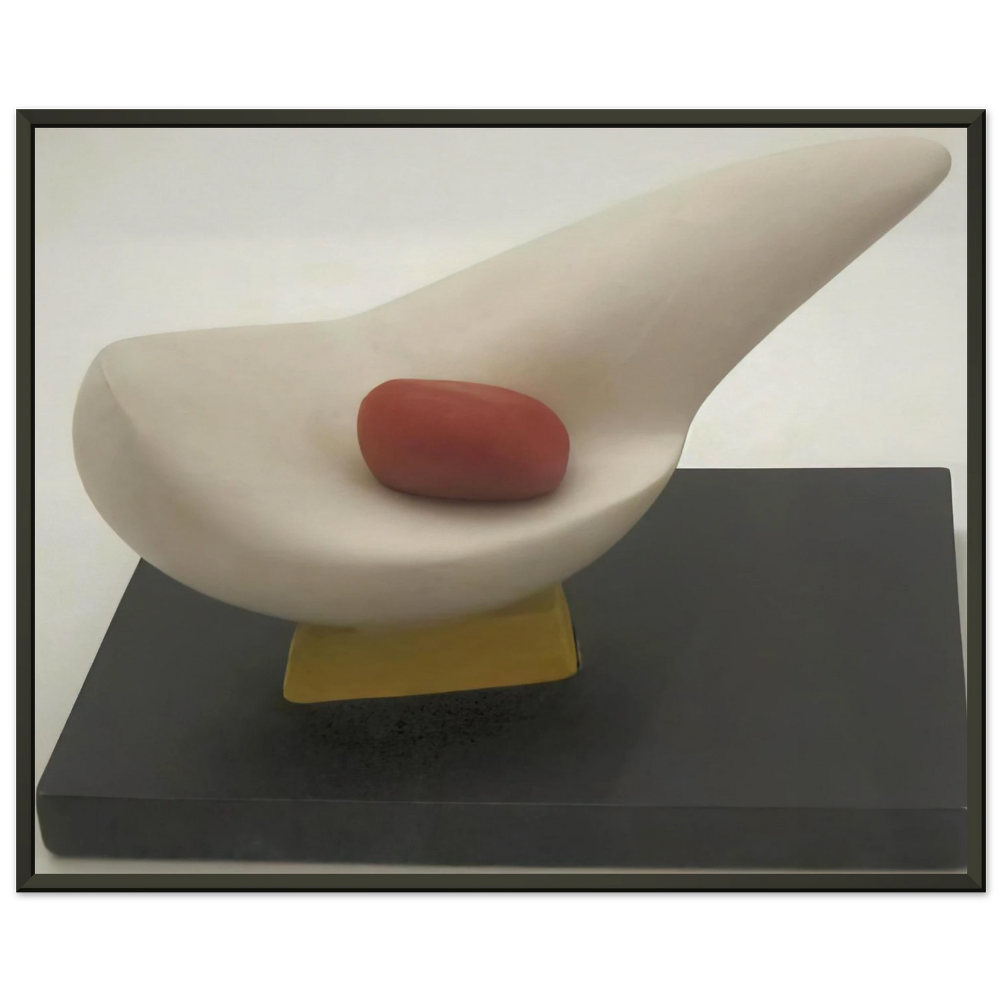 Kurt Schwitters MOTHER AND EGG 1947 Framed Art Print - Aluminum Frame - 70x100 cm / 28x40 inches