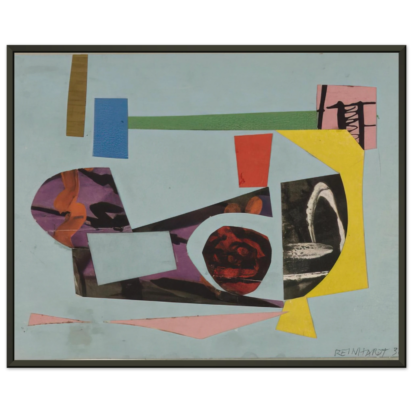 Ad Reinhardt Study for a Painting 1938 Framed Art Print - Aluminum Frame - 40x50 cm / 16x20 inches