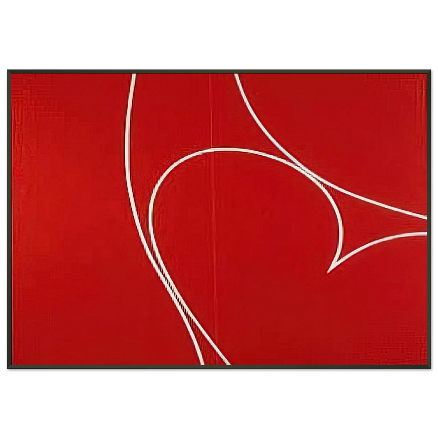 Lorser Feitelson Untitled 1966 Framed Art Print - Aluminum Frame - 21x29.7 cm / 8x12"