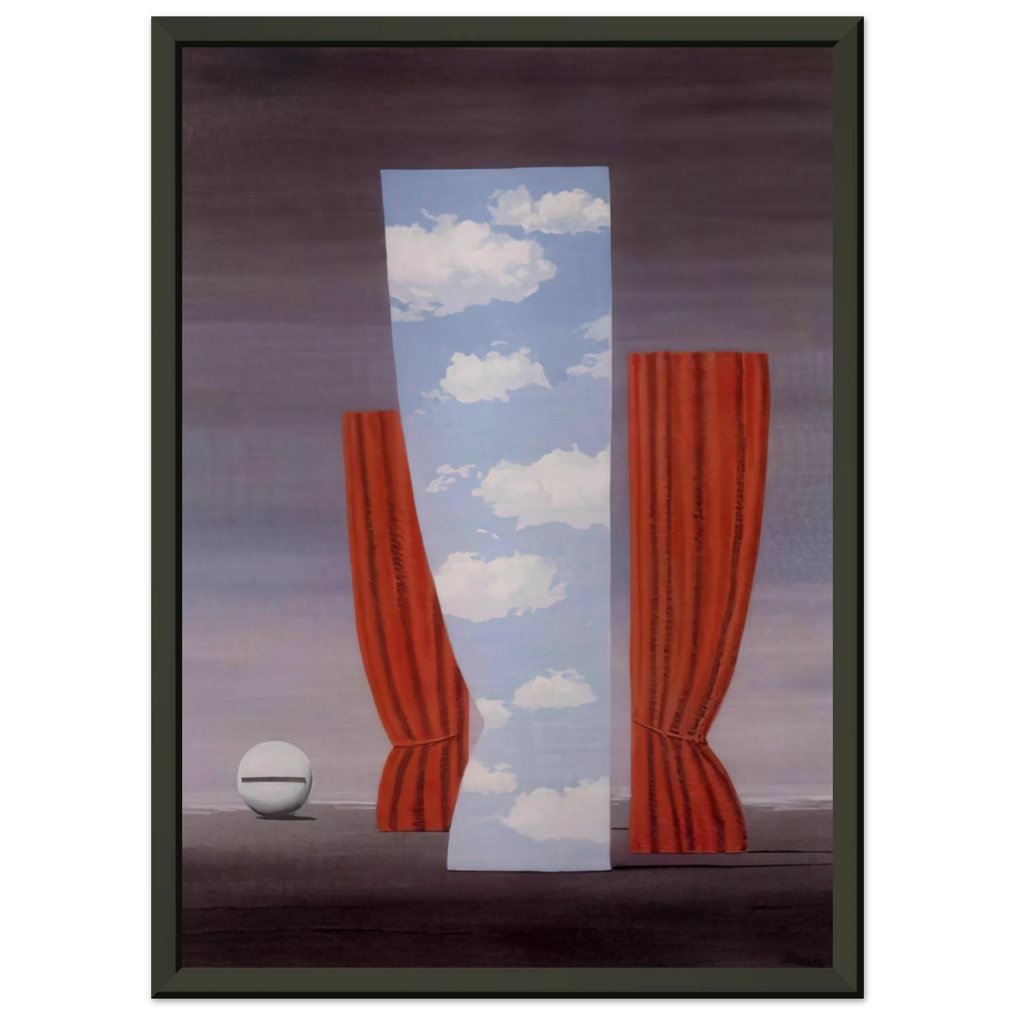 Rene Magritte GIOCONDA 1964 Framed Art Print - Aluminum Frame - 40x50 cm / 16x20 inches