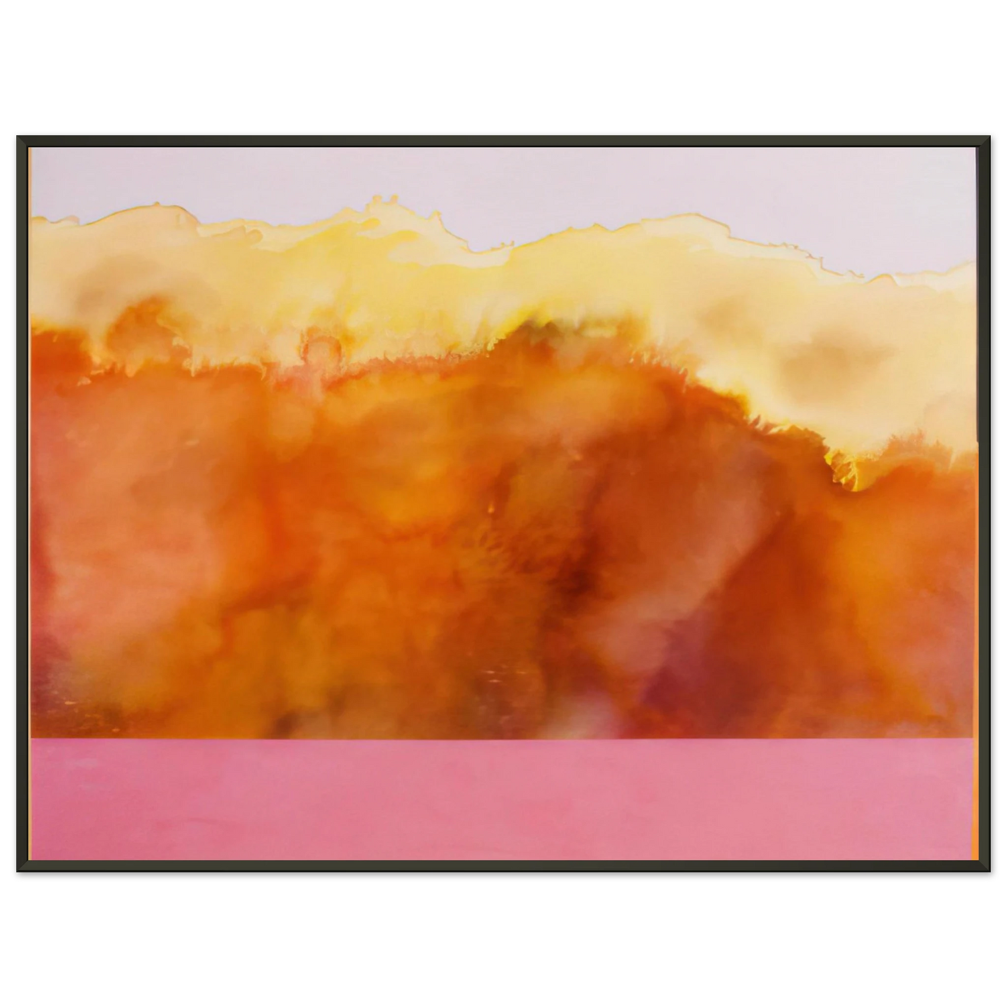Ronnie Landfield For John Keats 1978 Framed Art Print - Aluminum Frame - 40x50 cm / 16x20 inches