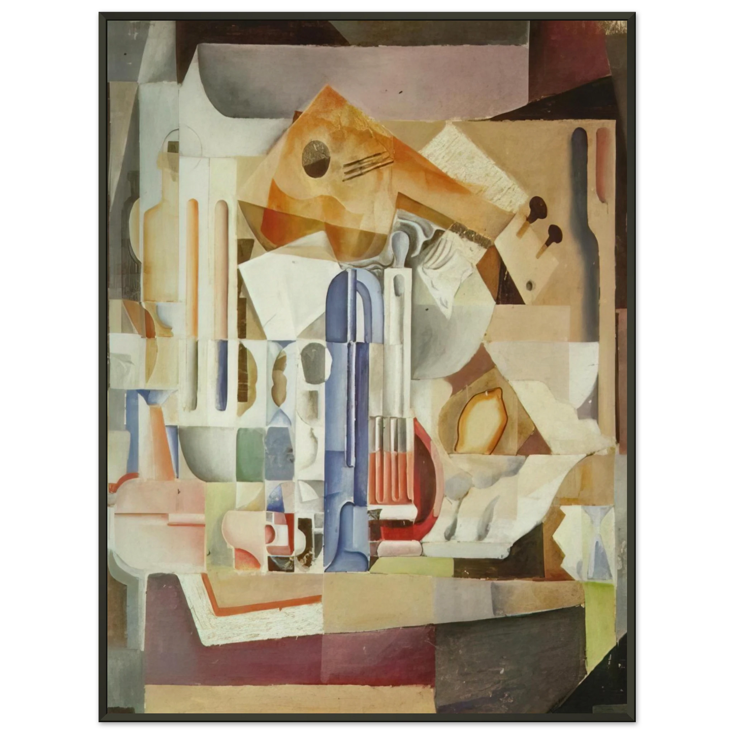 Salvador Dali  CRYSTALLINE STILL LIFE Framed Art Print  - Aluminum Frame - 70x100 cm / 28x40 inches