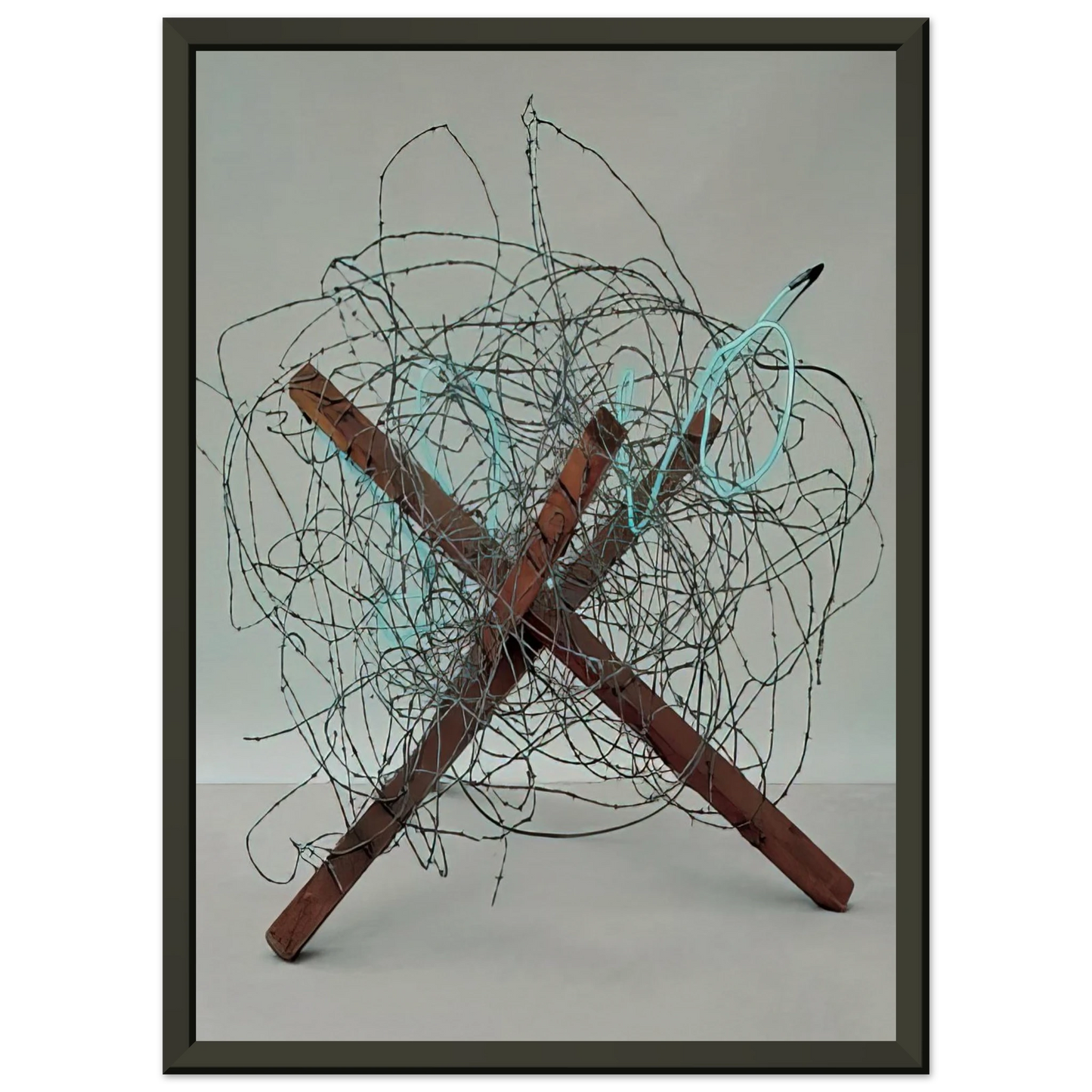 James Rosenquist Tumbleweed Framed Art Print - Aluminum Frame - 70x100 cm / 28x40 inches