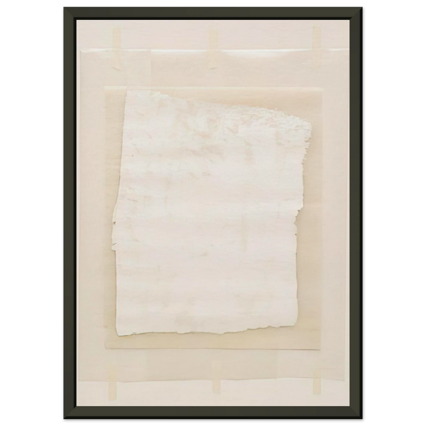 Robert Ryman Surface Veil Framed Art Print - Aluminum Frame - 60x80 cm / 24x32 inches