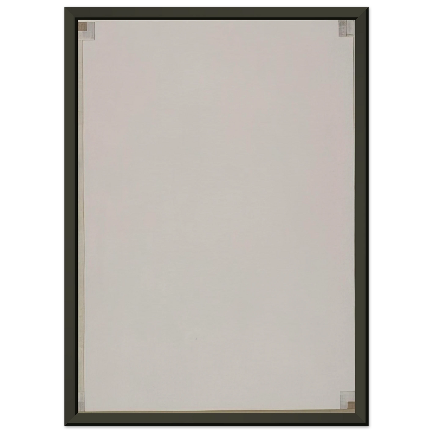 Robert Ryman Record 1983 Framed Art Print - Aluminum Frame - 60x80 cm / 24x32 inches