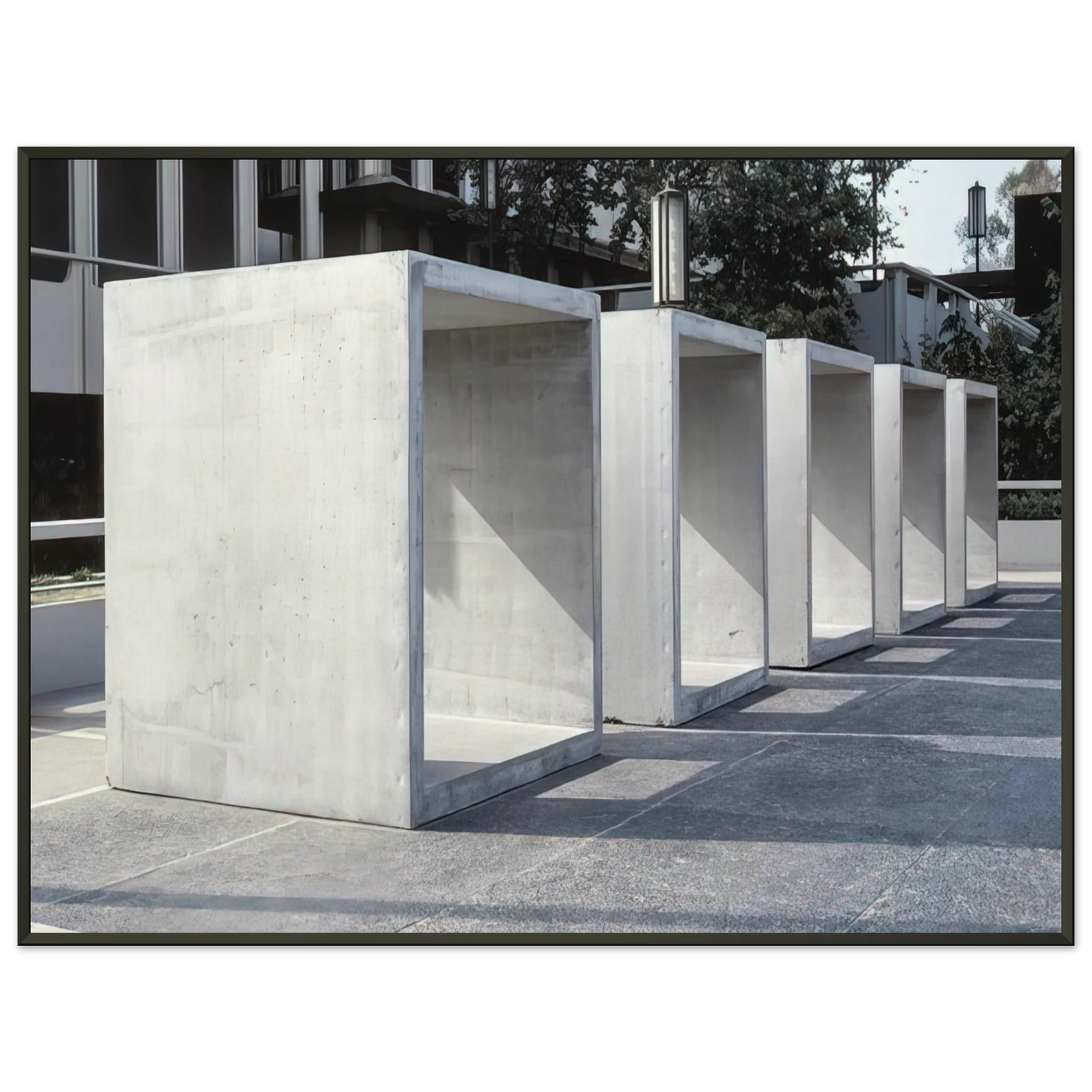 Donald Judd Untitled for Leo Castelli 1977 Framed Art Print - Aluminum Frame - 70x100 cm / 28x40 inches