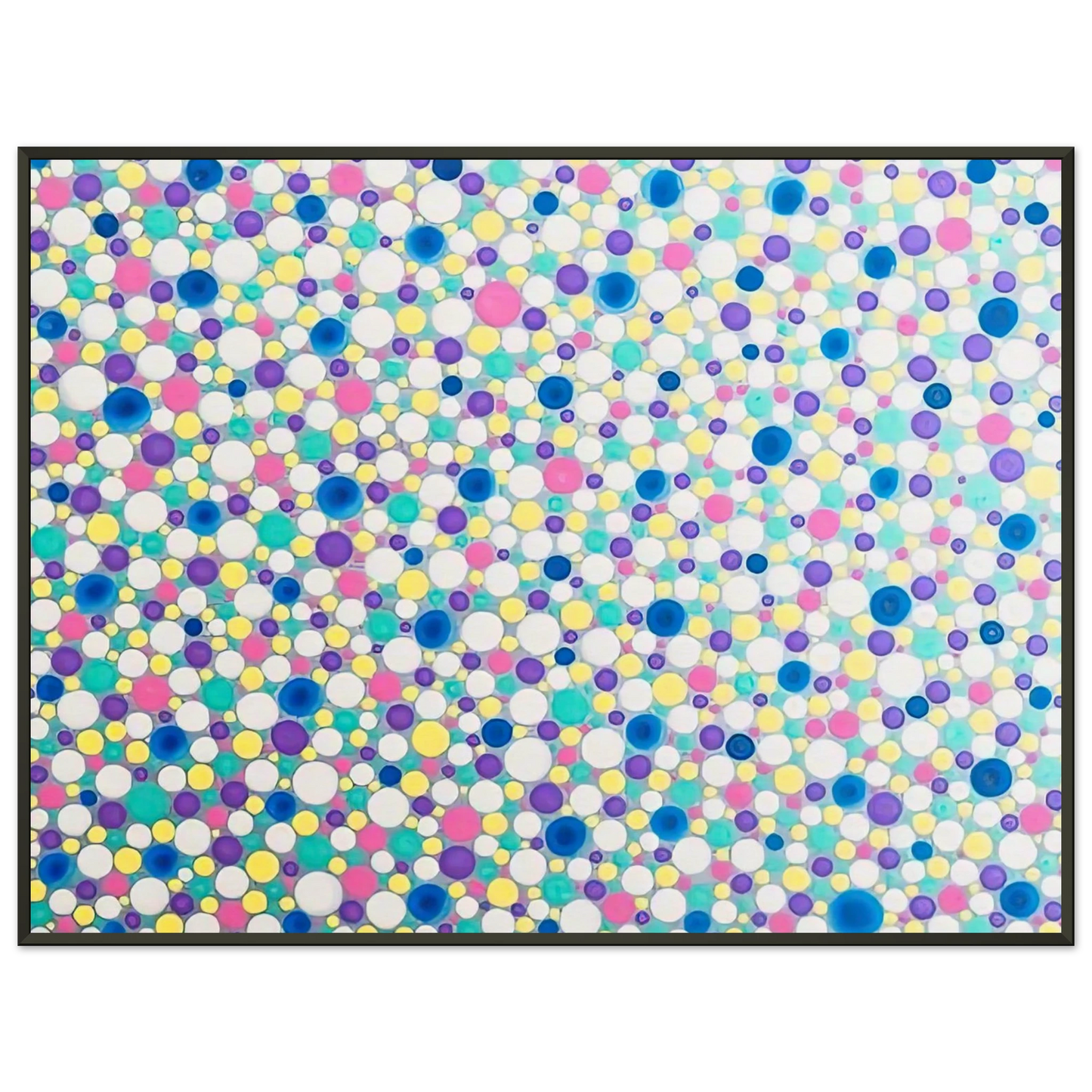 Yayoi Kusama DOTS 2004 Framed Art Print - Aluminum Frame - 60x80 cm / 24x32 inches