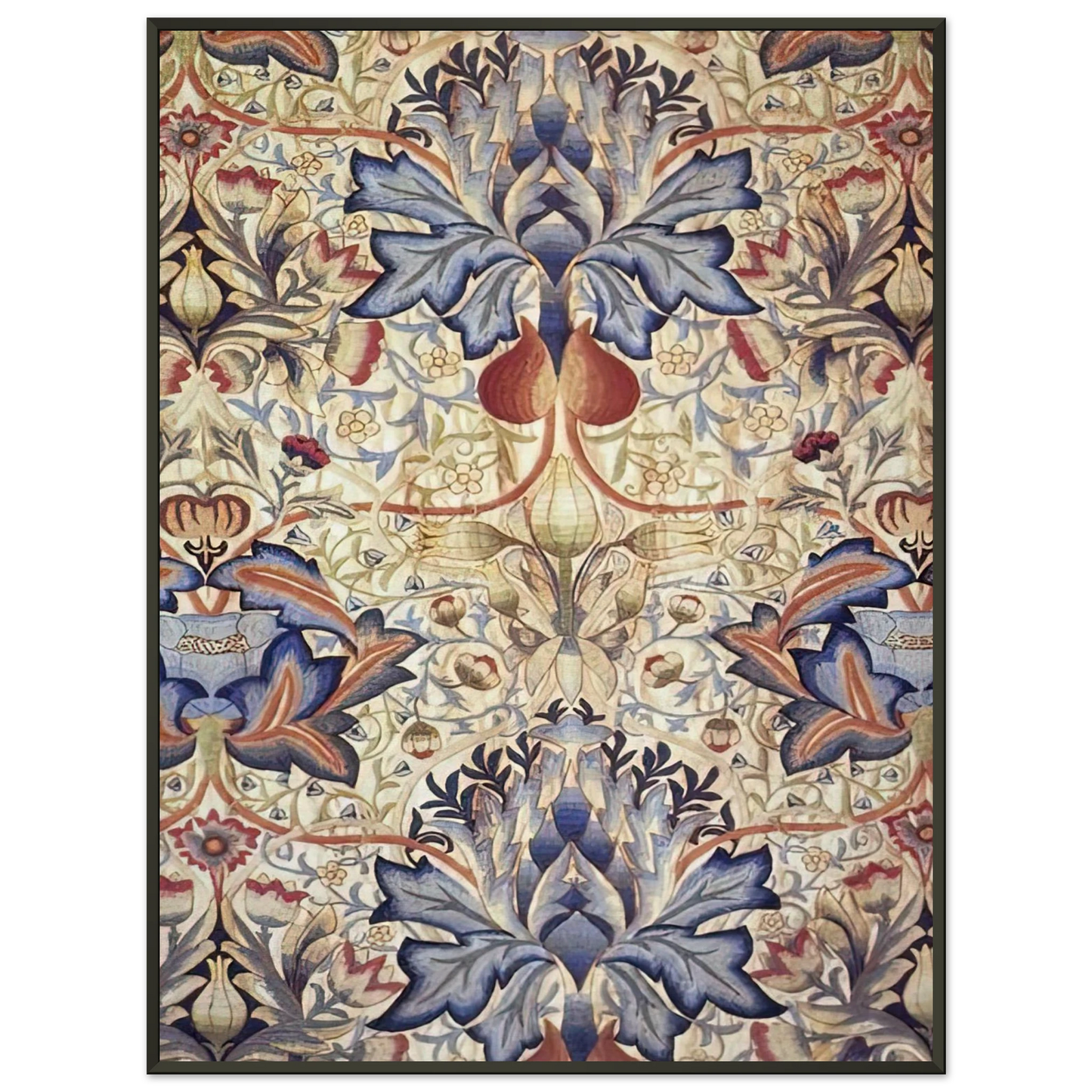 William Morris ACANTHUS EMBROIDERED PANEL 1890 Framed Art Print - Aluminum Frame - 40x50 cm / 16x20 inches