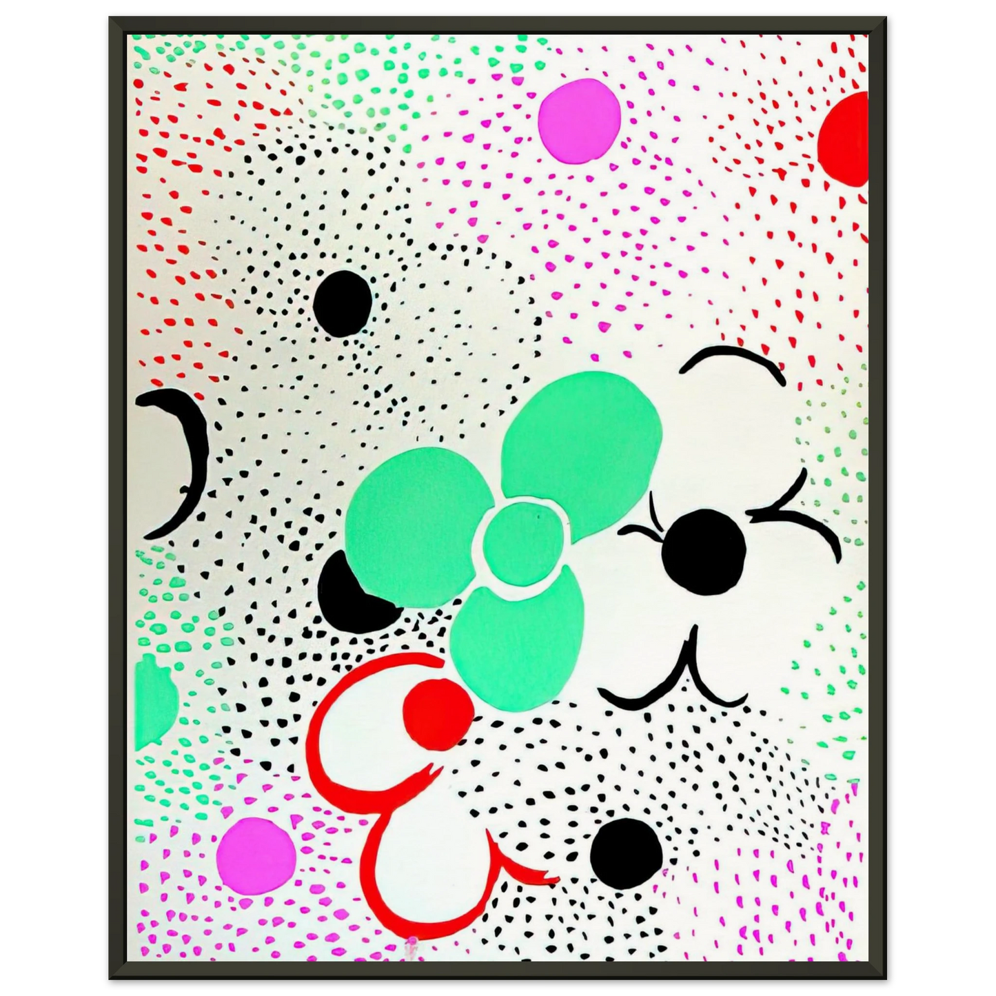 Sonia Delaunay COMPOSITION 12 Framed Art Print - Aluminum Frame - 60x80 cm / 24x32 inches