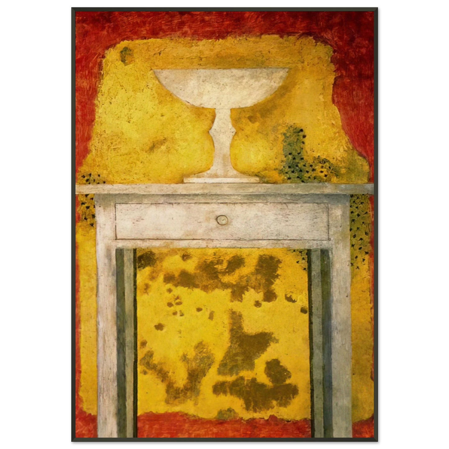 Rufino Tamayo FRUTERO VACIO 1976 Framed Art Print - Aluminum Frame - 21x29.7 cm / 8x12"