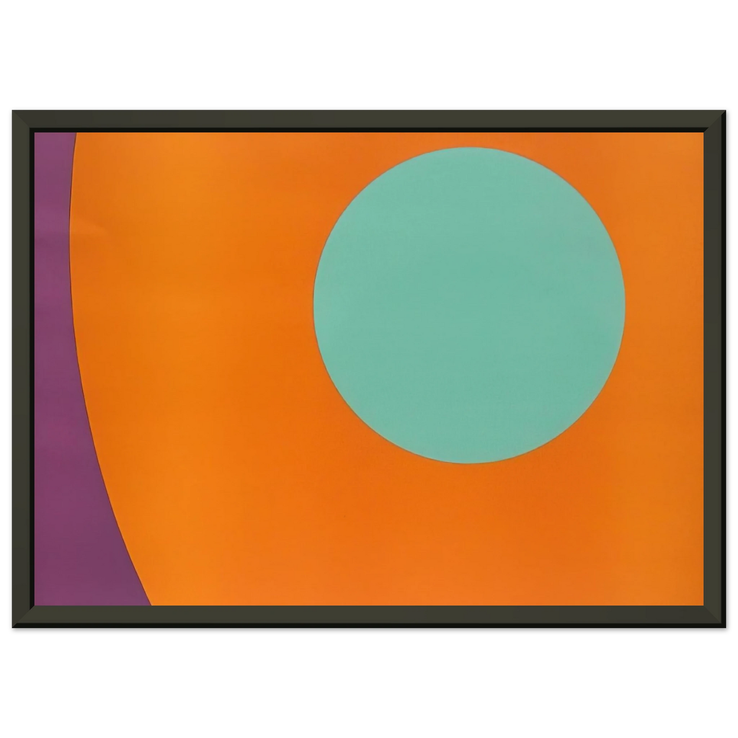 Alexander Liberman Untitled Abstract 1962 Framed Art Print - Aluminum Frame - 70x100 cm / 28x40 inches