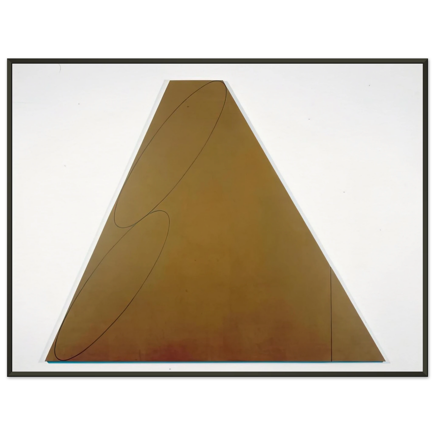 Robert Mangold PLANE FIGURE III 1992 Framed Art Print - Aluminum Frame - 40x50 cm / 16x20 inches