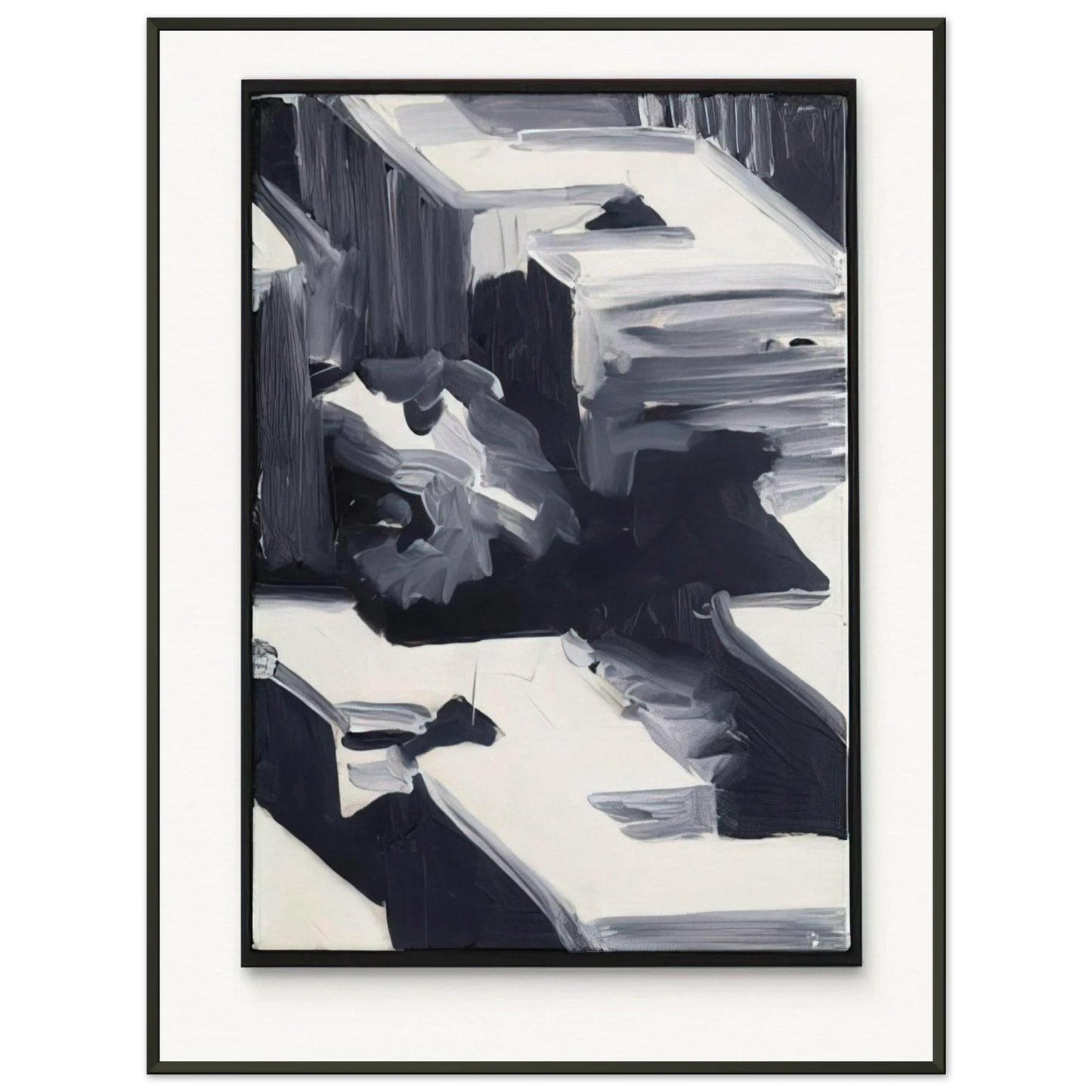 Gerhard Richter TOWNSCAPE 1968 1 Framed Art Print - Aluminum Frame - 40x50 cm / 16x20 inches