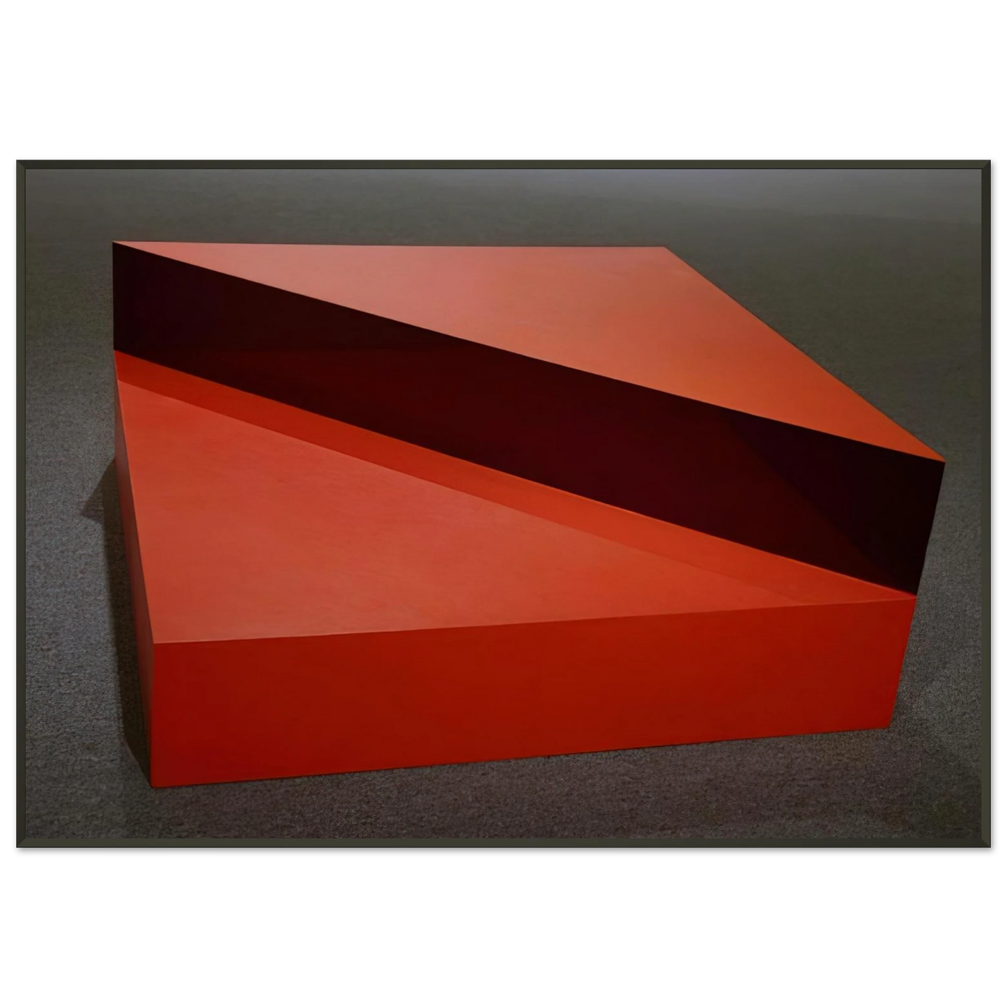 Donald Judd Untitled 1963 Framed Art Print - Aluminum Frame - 21x29.7 cm / 8x12"