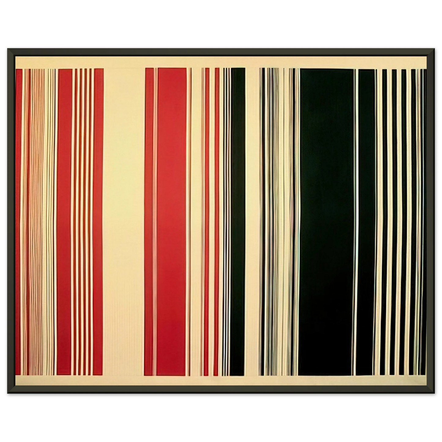 Gene Davis  Concord  1982 Framed Art Print  - Aluminum Frame - 60x80 cm / 24x32 inches