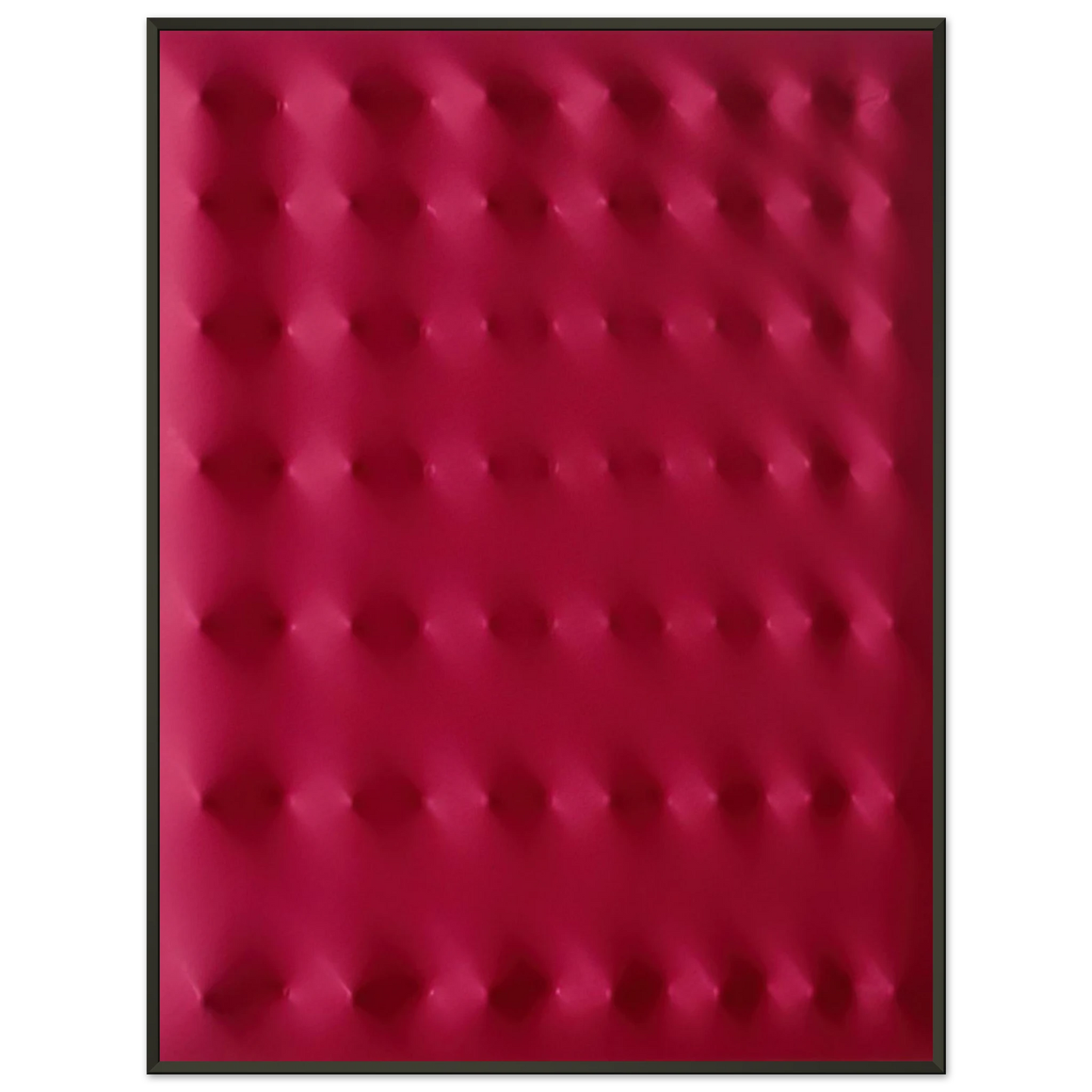 Enrico Castellani Superficie rossa 2006 Framed Art Print - Aluminum Frame - 70x100 cm / 28x40 inches