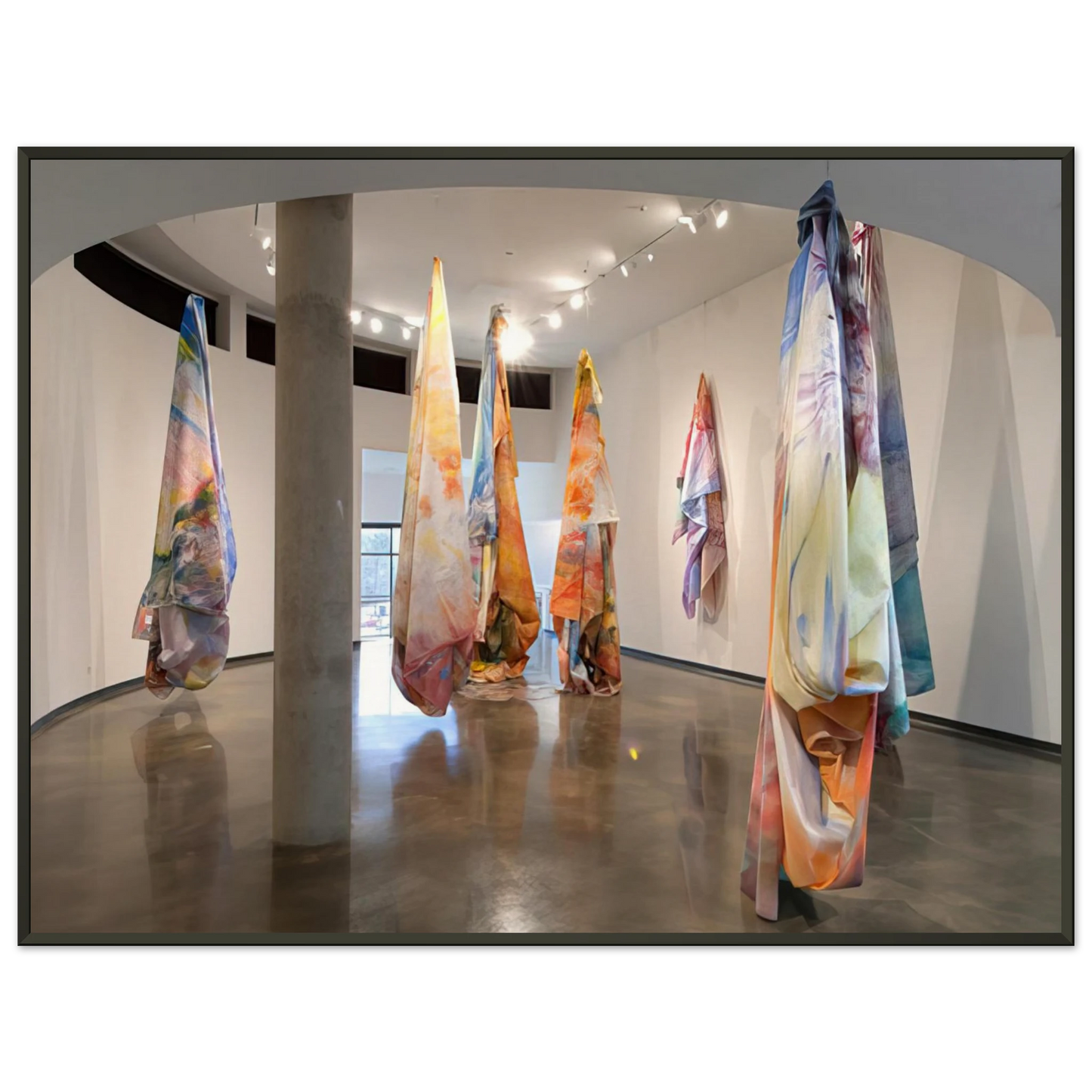 Sam Gilliam Close to Trees Framed Art Print - Aluminum Frame - 60x80 cm / 24x32 inches