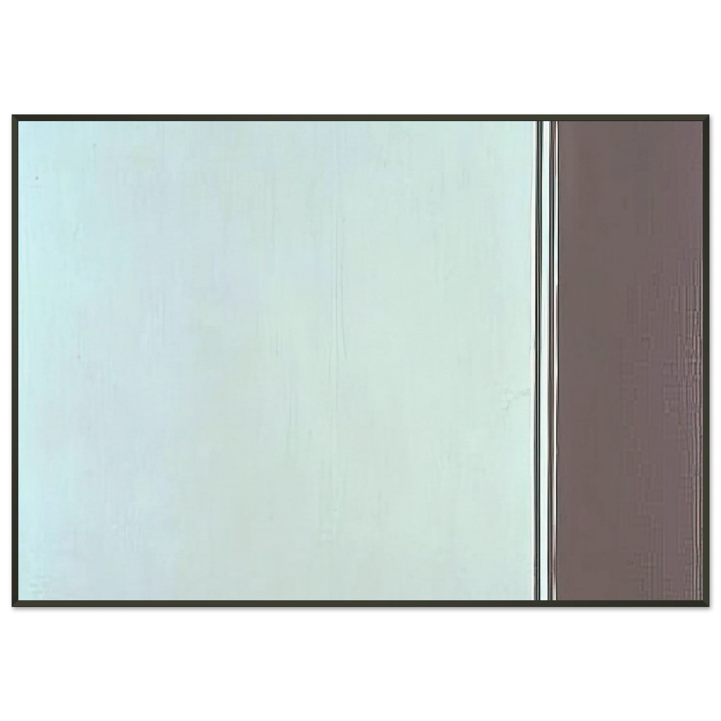 Barnett Newman Uriel Framed Art Print - Aluminum Frame - 21x29.7 cm / 8x12"