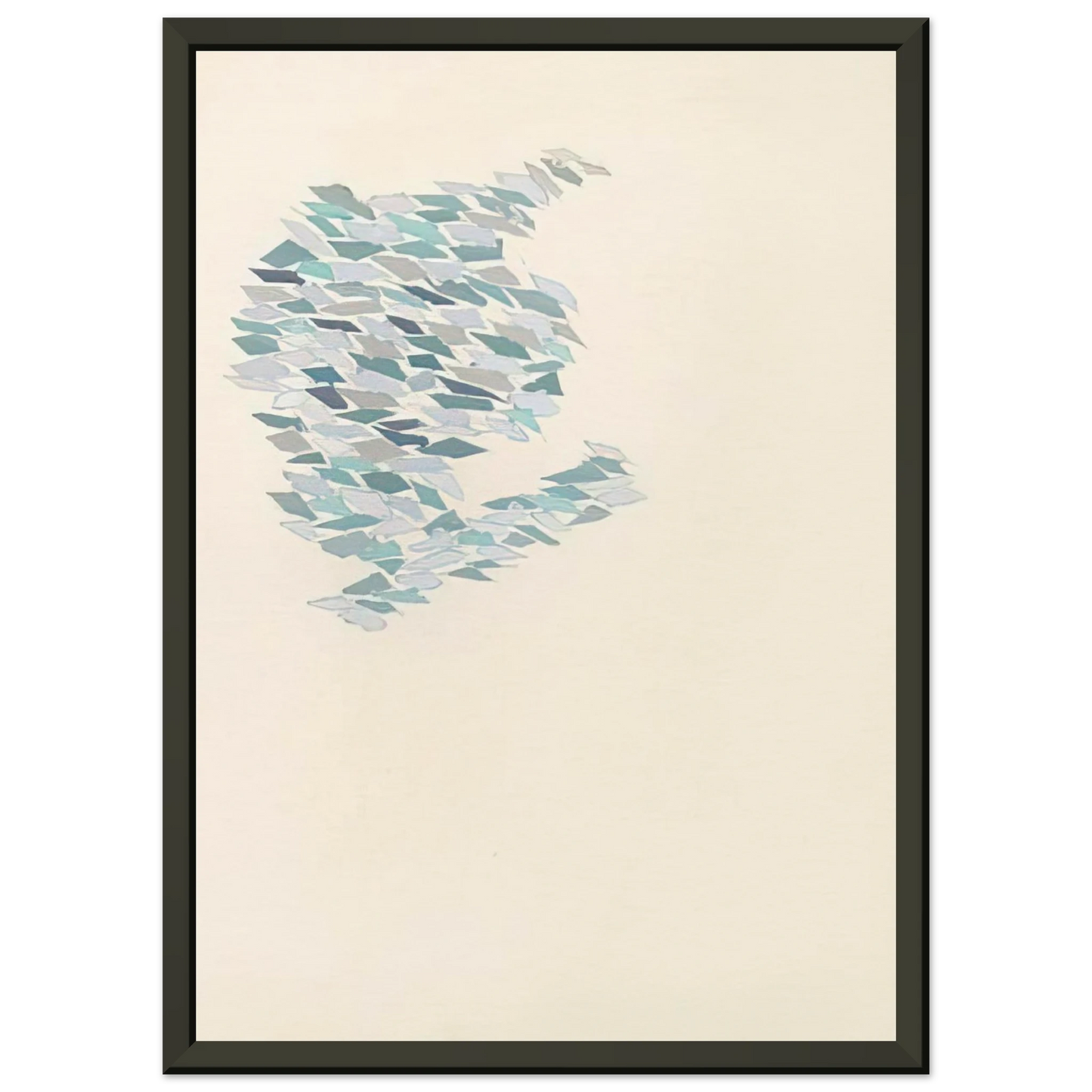 Robert Goodnough Pastel I 1971 Framed Art Print - Aluminum Frame - 60x80 cm / 24x32 inches