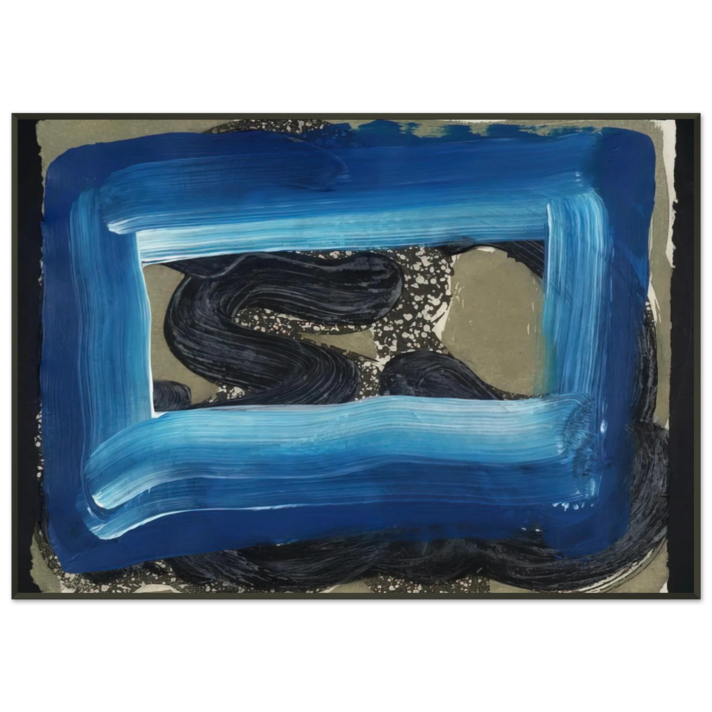 Howard Hodgkin Seafood 2001 Framed Art Print - Aluminum Frame - 21x29.7 cm / 8x12"