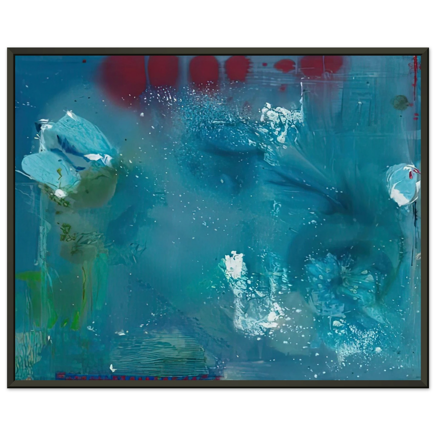 Helen Frankenthaler Stella Polaris 1990 Framed Art Print - Aluminum Frame - 70x100 cm / 28x40 inches