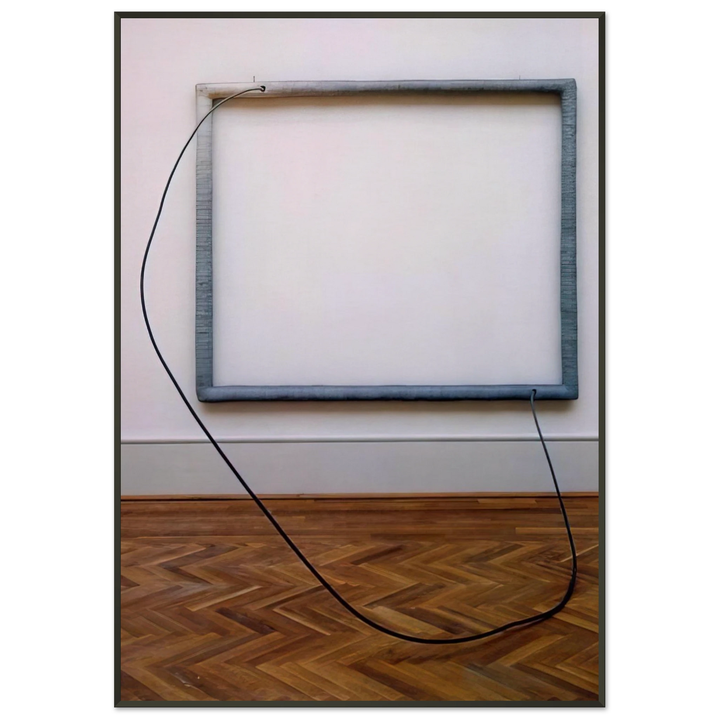 Eva Hesse HANG UP 1966 Framed Art Print - Aluminum Frame - 21x29.7 cm / 8x12"