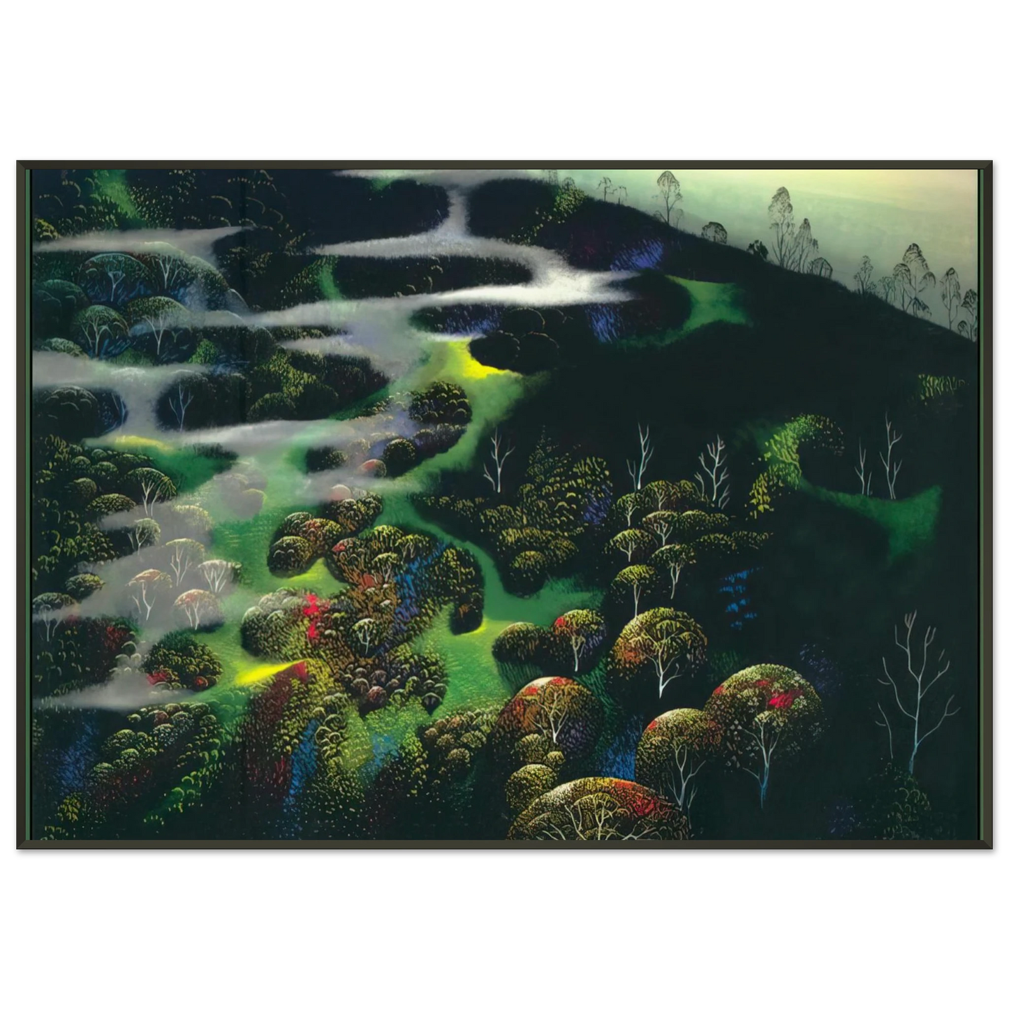 Eyvind Earle Spot of Magic Framed Art Print - Aluminum Frame - 21x29.7 cm / 8x12"