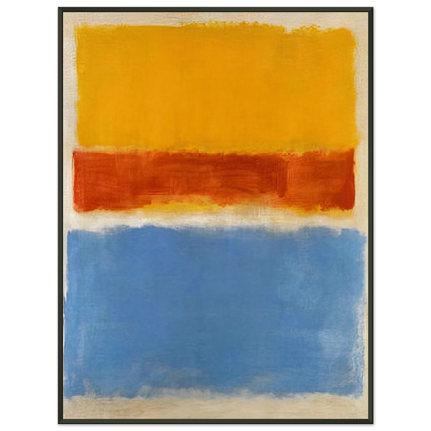 Mark Rothko Untitled Yellow Red and Blue 1953 Framed Art Print - Aluminum Frame - 60x80 cm / 24x32 inches