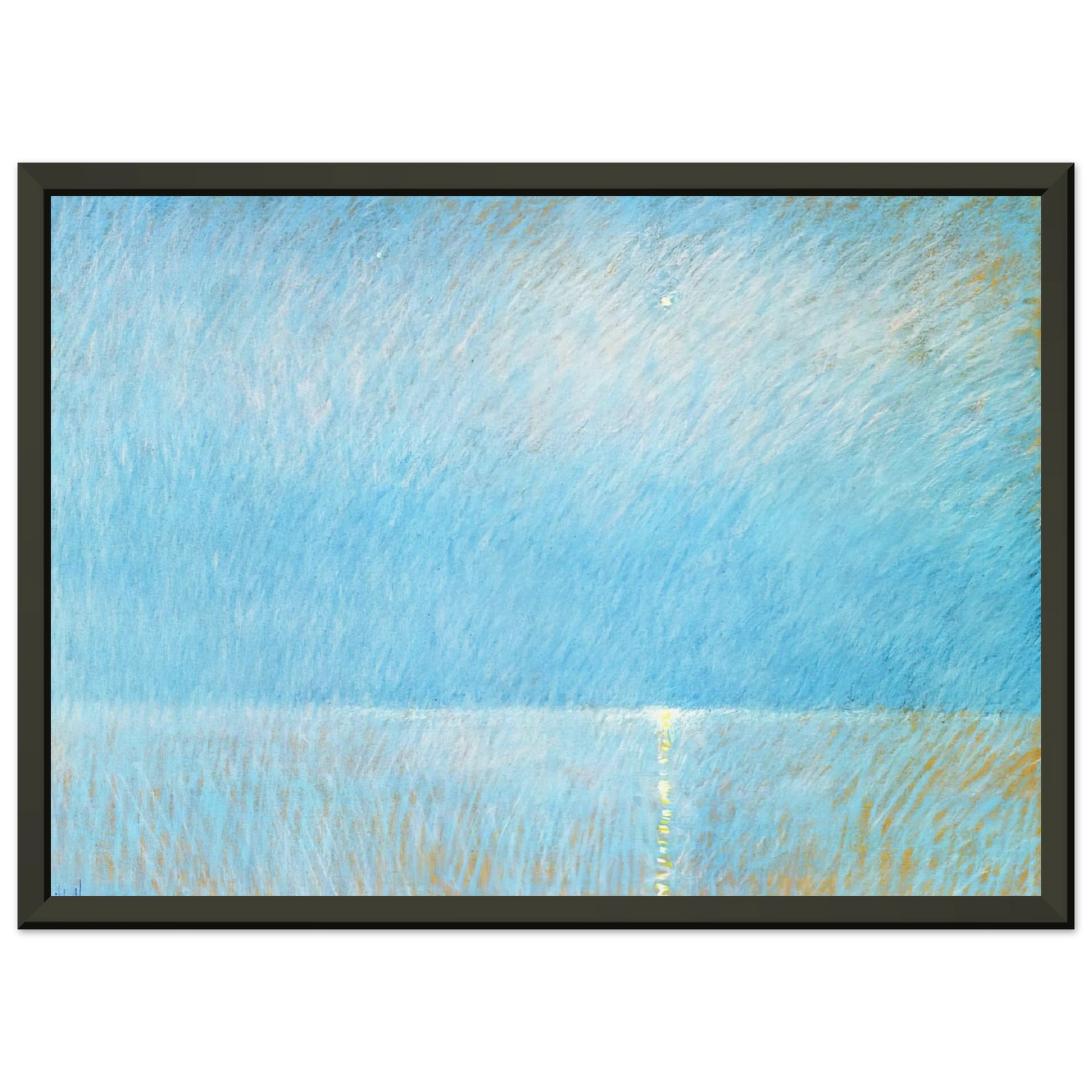 Childe Hassam The Evening Star Framed Art Print - Aluminum Frame - 70x100 cm / 28x40 inches