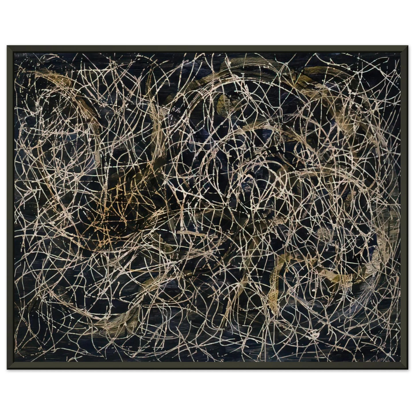 Marcel Barbeau Rosierfeuilles Framed Art Print - Aluminum Frame - 40x50 cm / 16x20 inches