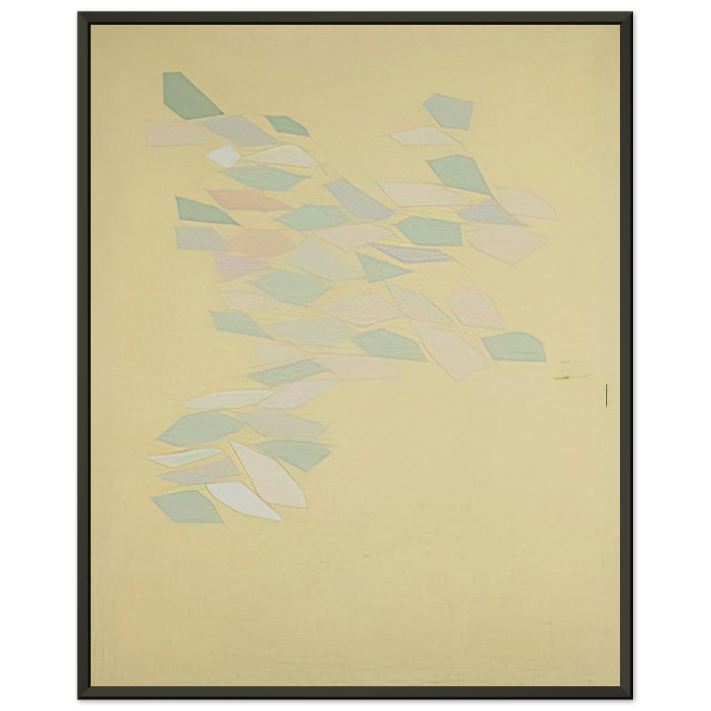 Robert Goodnough Relaxed Motion 1970 Framed Art Print - Aluminum Frame - 60x80 cm / 24x32 inches