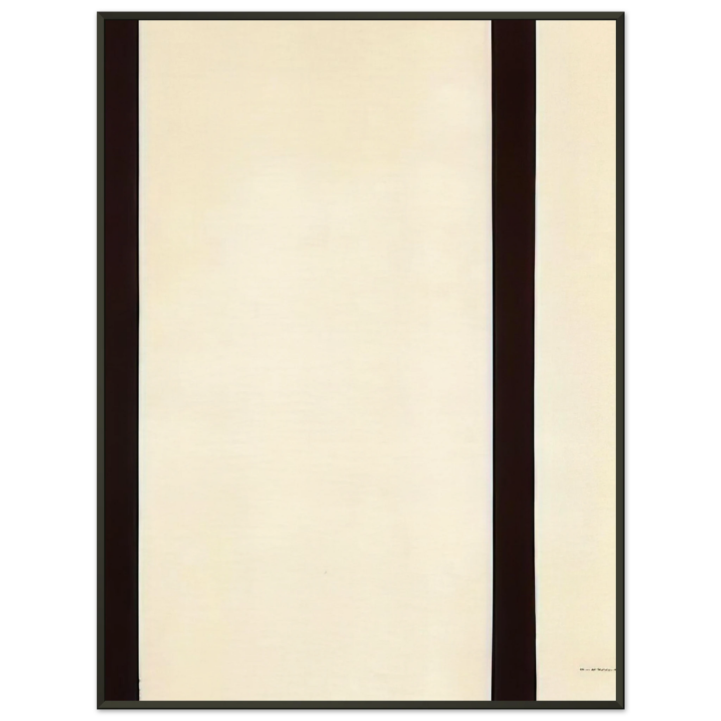 Barnett Newman The Station of the Cross Eighth Station Framed Art Print - Aluminum Frame - 40x50 cm / 16x20 inches