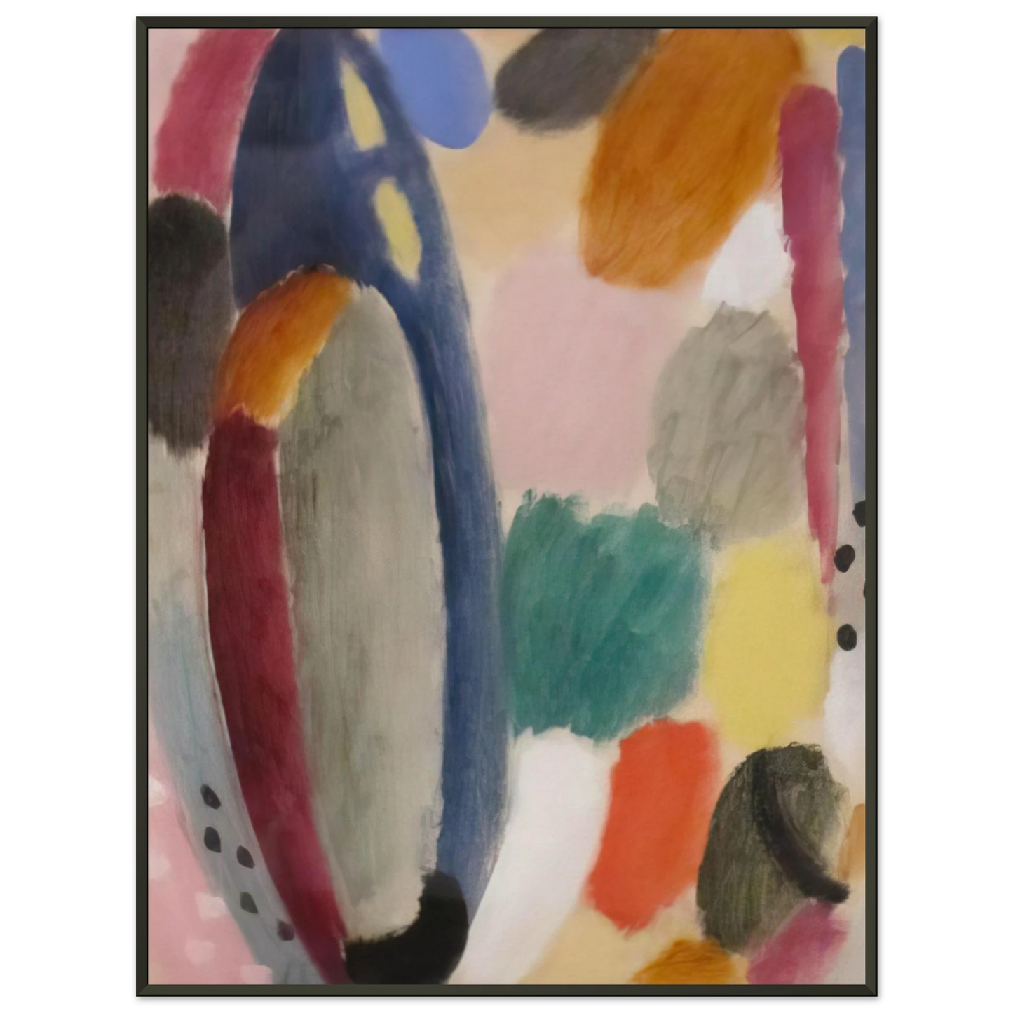 Alexej von Jawlensky AUTUMN SOUND 1918 Framed Art Print - Aluminum Frame - 40x50 cm / 16x20 inches