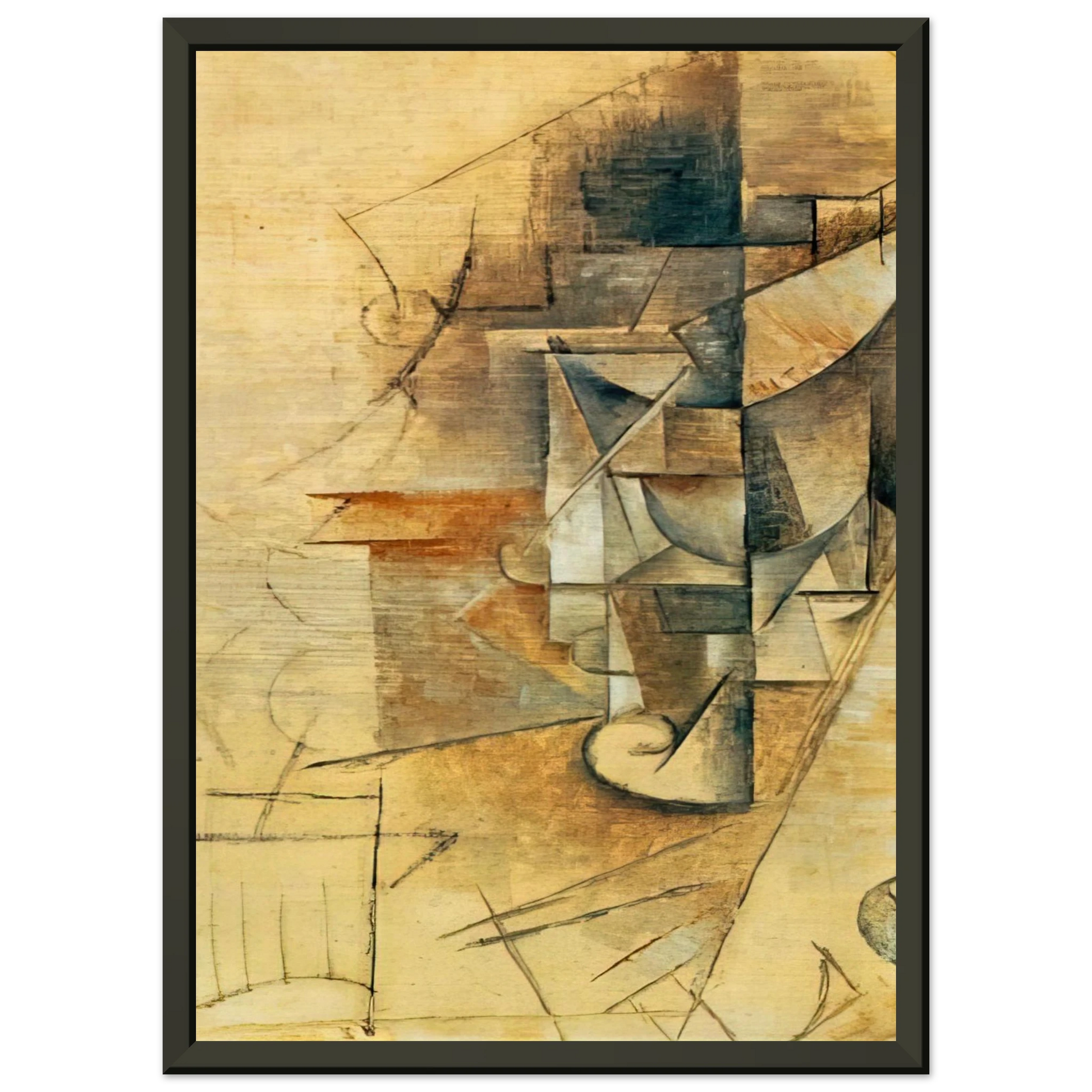 Pablo Picasso  A glass Framed Art Print  - Aluminum Frame - 60x80 cm / 24x32 inches