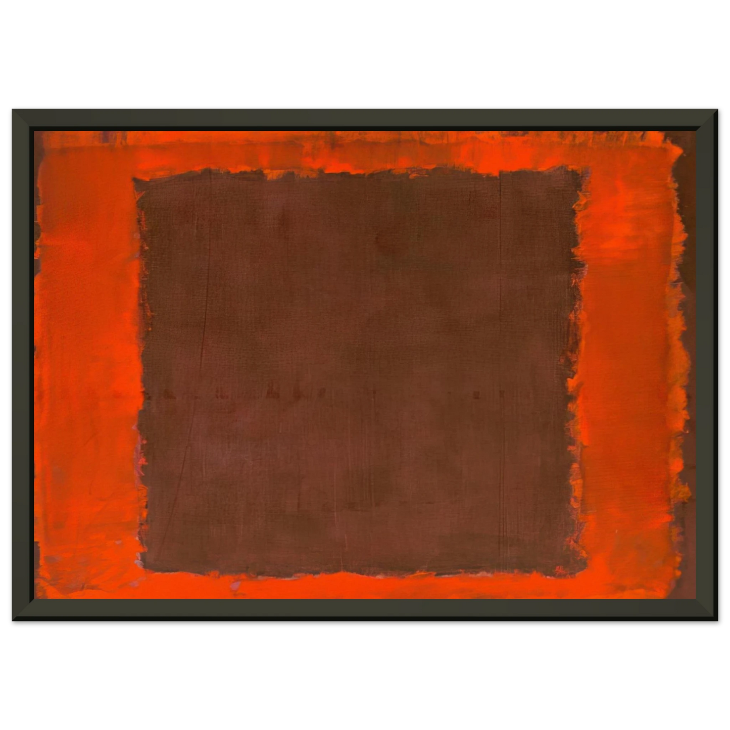 Mark Rothko Untitled Mural for End Wall 1959 Framed Art Print - Aluminum Frame - 70x100 cm / 28x40 inches