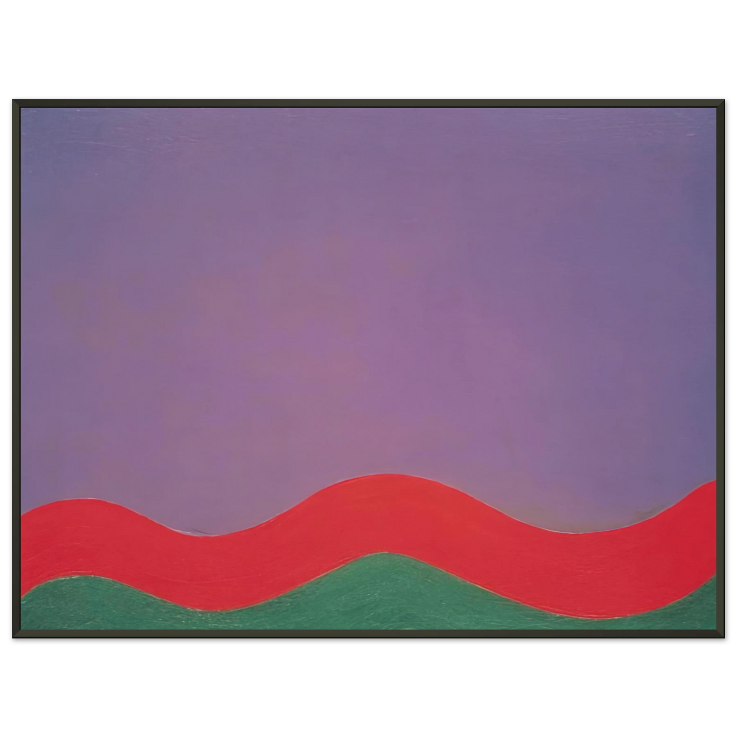 Al Held Out Framed Art Print - Aluminum Frame - 60x80 cm / 24x32 inches