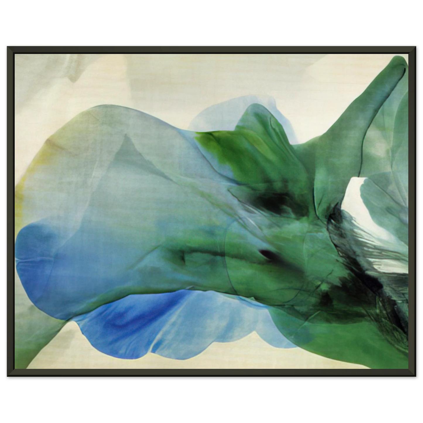 Paul Jenkins Phenomena Kwan Yin 1969 Framed Art Print - Aluminum Frame - 60x80 cm / 24x32 inches
