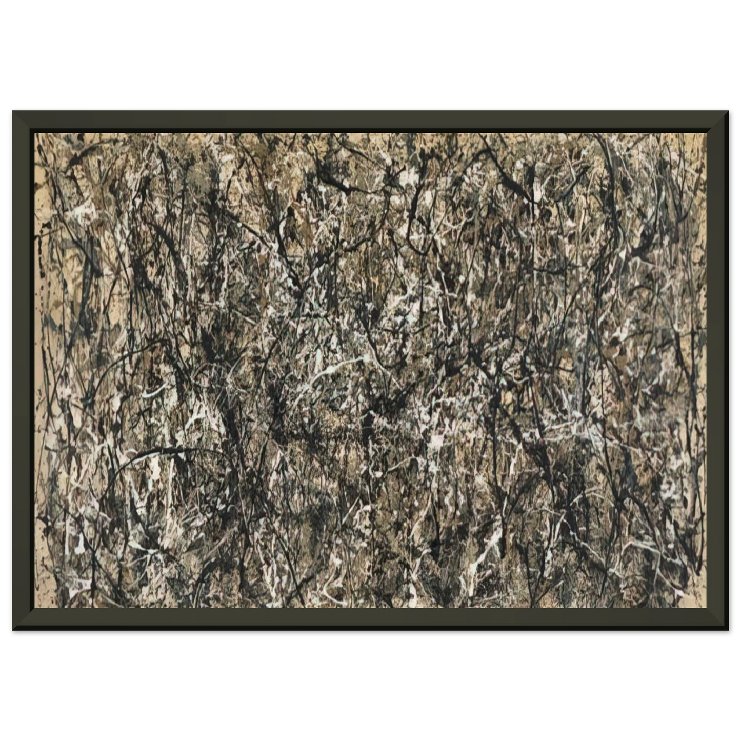 Jackson Pollock ONE NUMBER 31 1950 Framed Art Print - Aluminum Frame - 60x80 cm / 24x32 inches