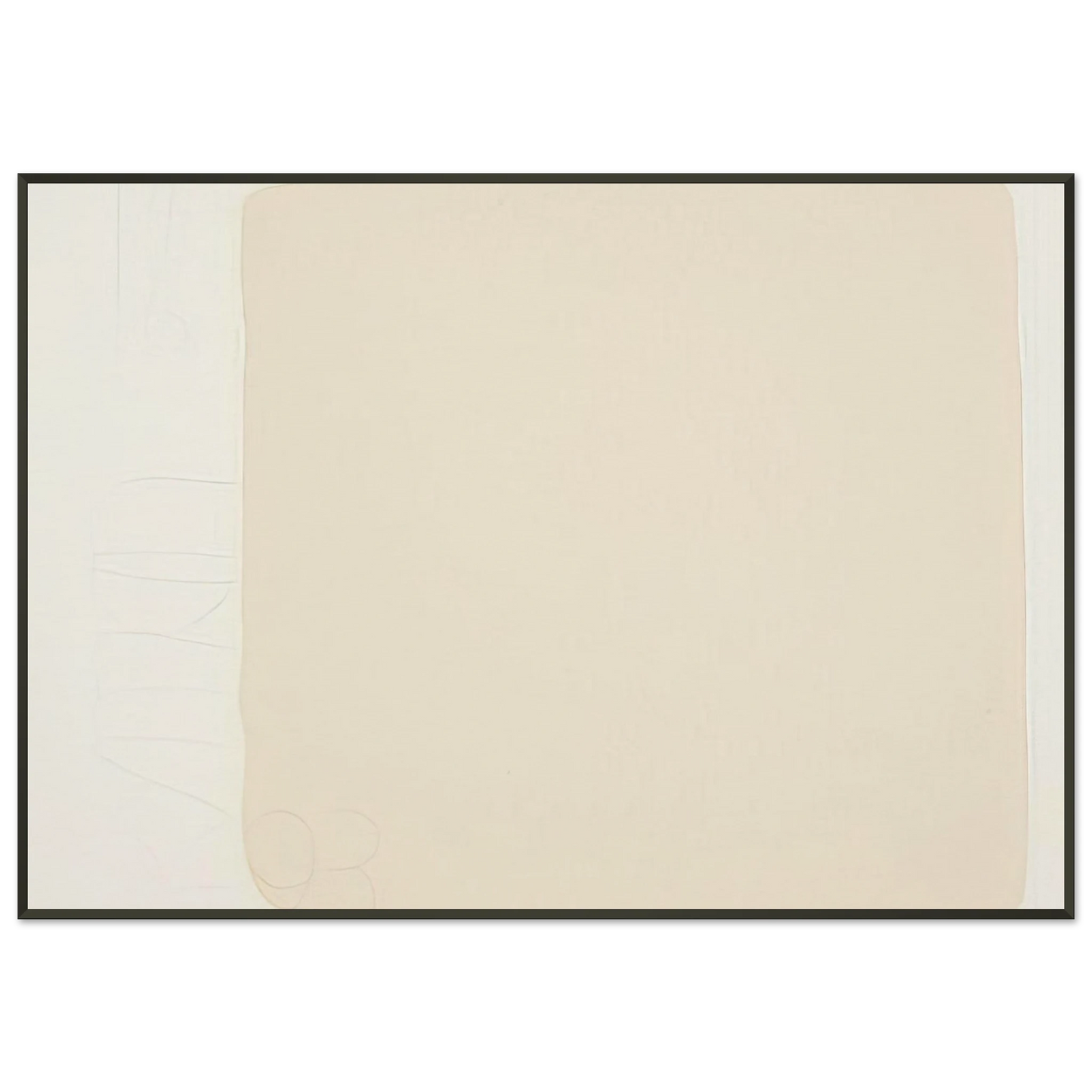 Robert Ryman Untitled from BAM III Framed Art Print - Aluminum Frame - 21x29.7 cm / 8x12"
