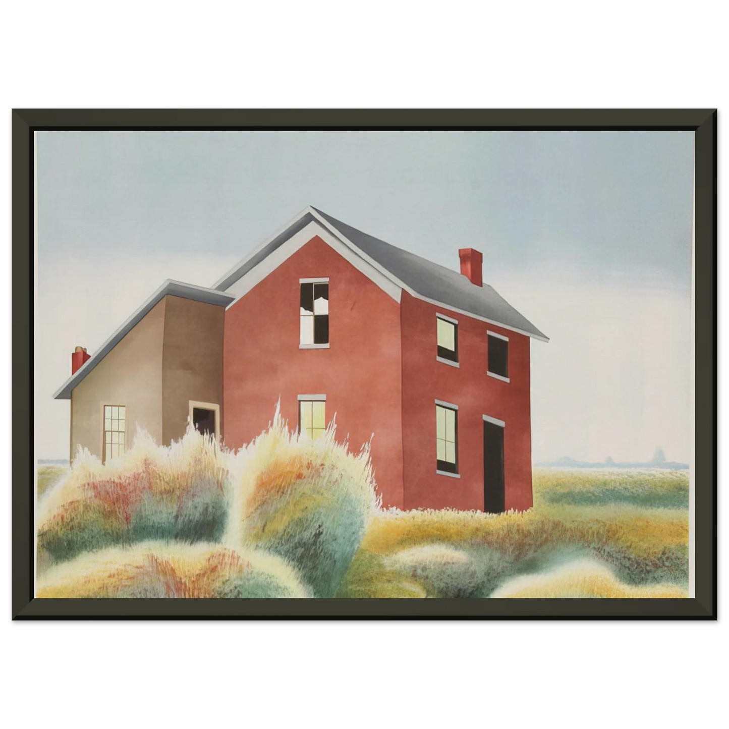Clarence Holbrook Carter Homestead 1979 Framed Art Print - Aluminum Frame - 70x100 cm / 28x40 inches