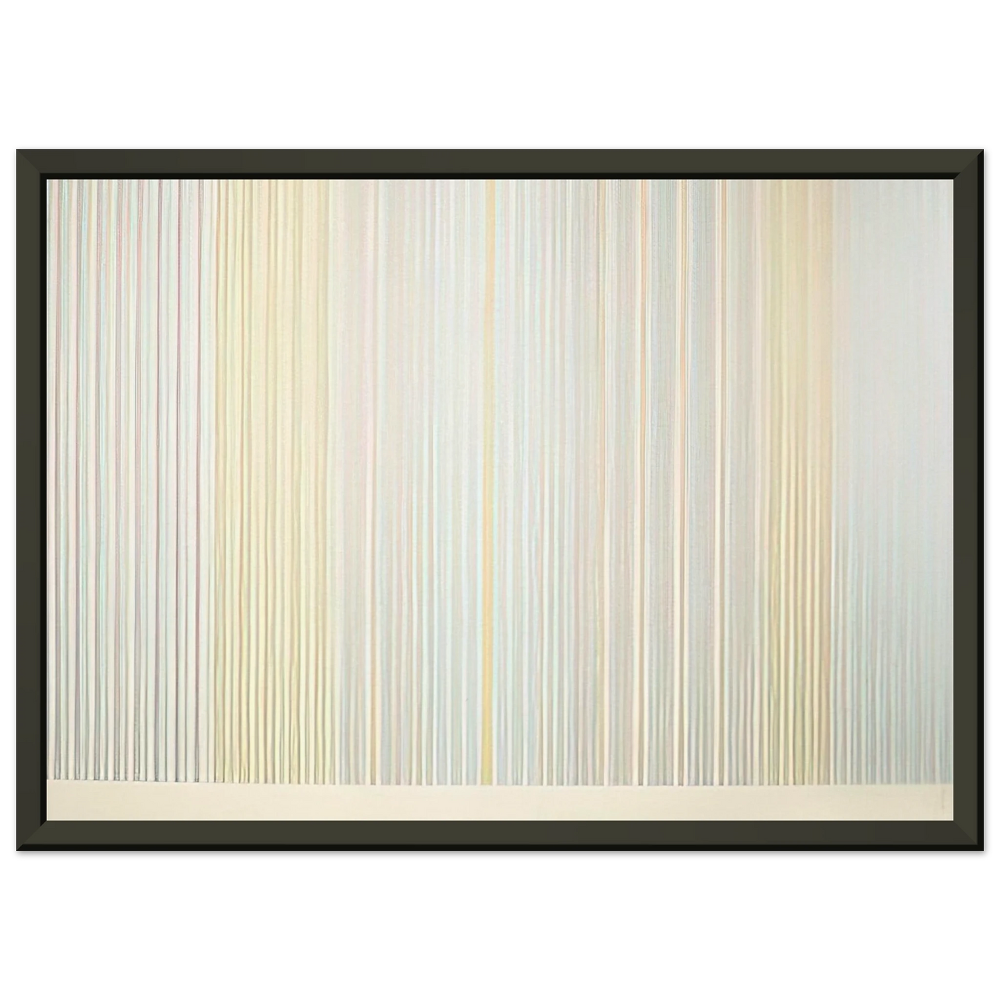 Gene Davis Renoirs Curtain 1977 Framed Art Print - Aluminum Frame - 40x50 cm / 16x20 inches