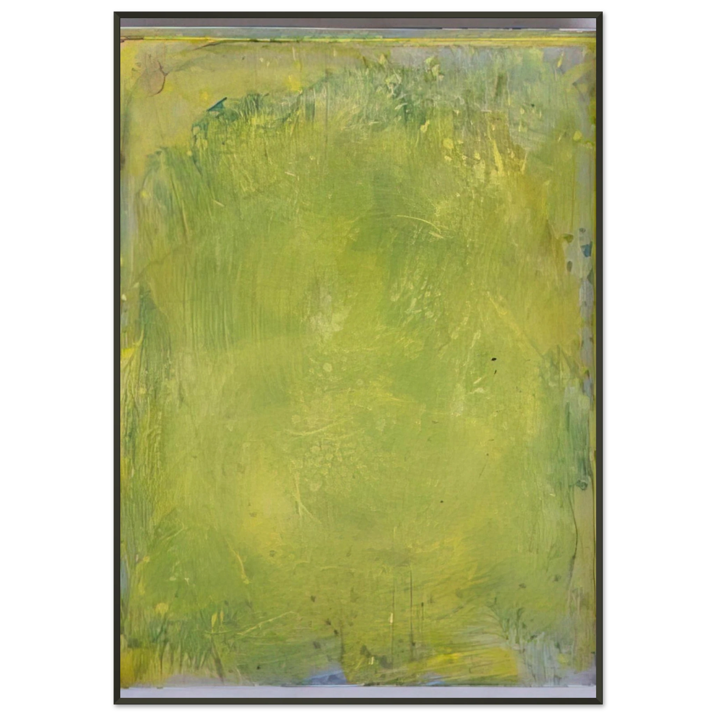 Gotthard Graubner FARBWANNE 1984 Framed Art Print - Aluminum Frame - 21x29.7 cm / 8x12"