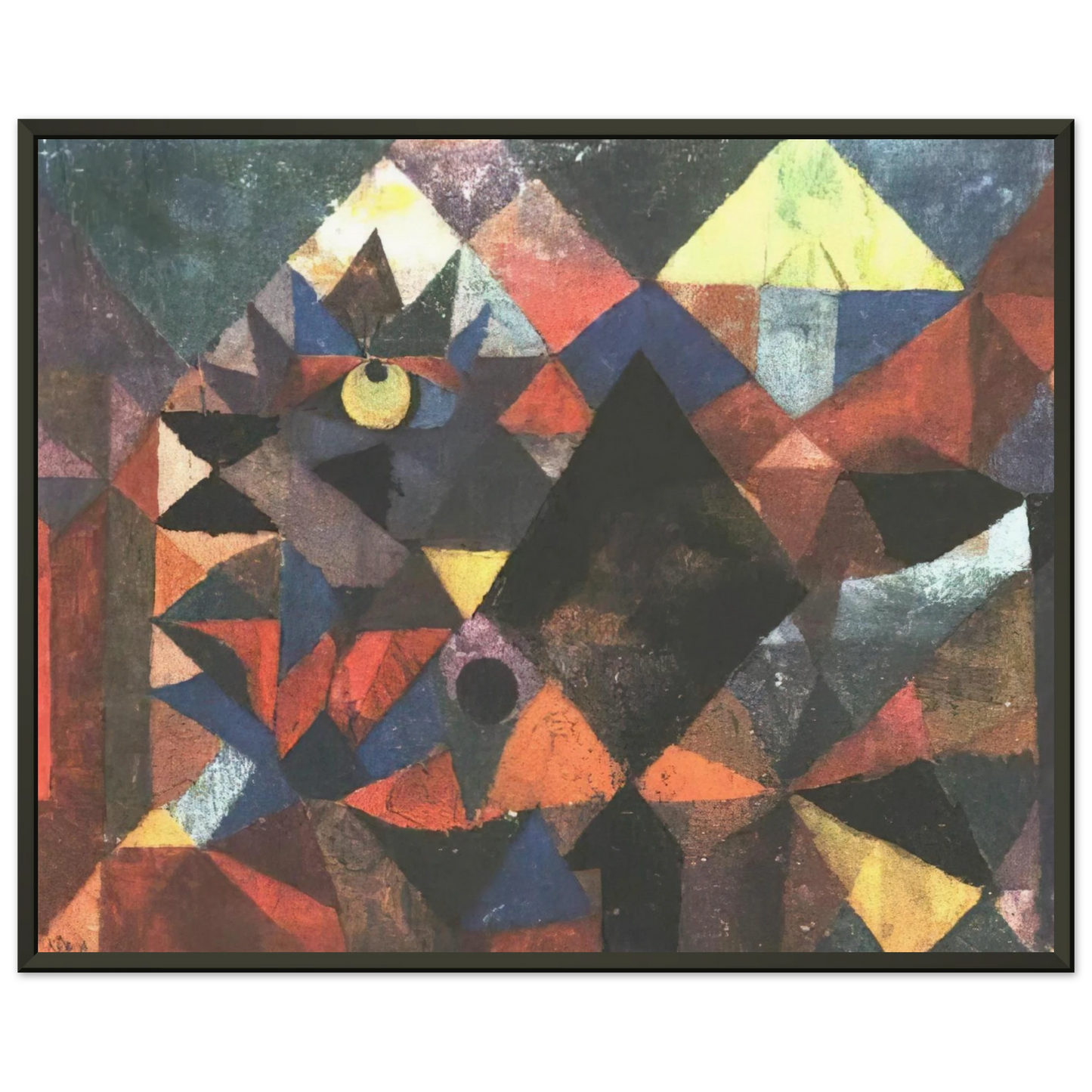 Paul Klee THE LIGHT AND SO MUCH ELSE 1931 Framed Art Print - Aluminum Frame - 60x80 cm / 24x32 inches
