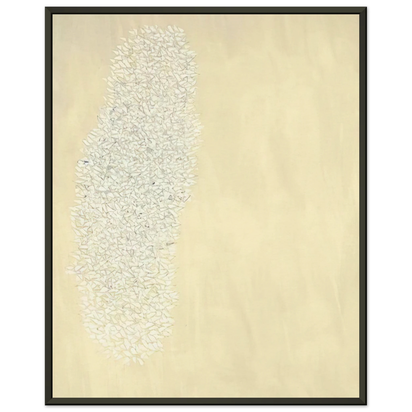 Robert Goodnough Light Gray Tan 1978 Framed Art Print - Aluminum Frame - 60x80 cm / 24x32 inches