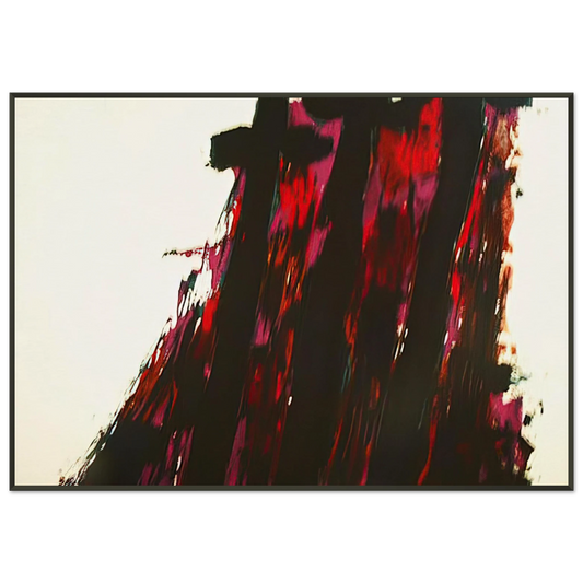 Alfred Manessier  Le Crucifiement  1978 Framed Art Print  - Aluminum Frame - 21x29.7 cm / 8x12"