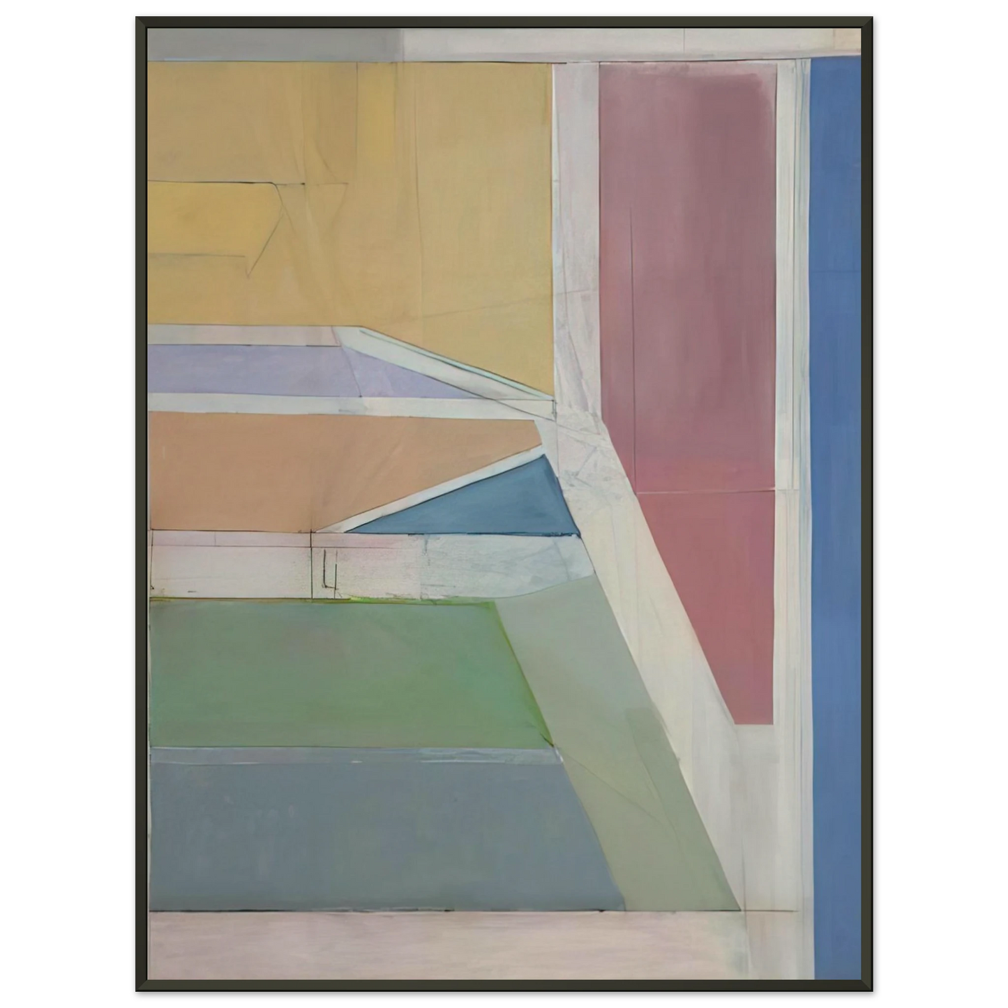 Richard Diebenkorn Ocean Park 27 Framed Art Print - Aluminum Frame - 60x80 cm / 24x32 inches