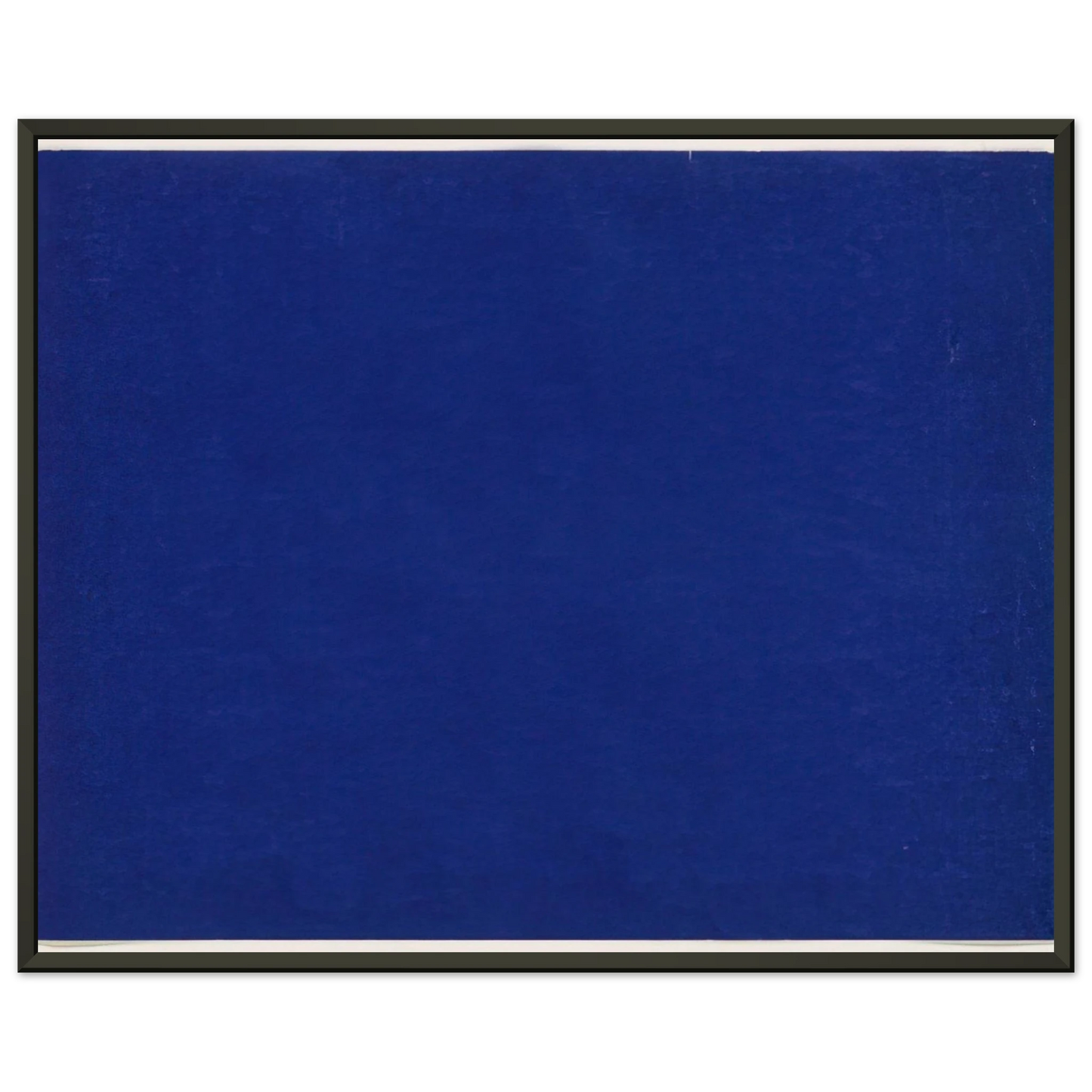 Ellsworth Kelly Blue from the series Line Form Color Framed Art Print - Aluminum Frame - 40x50 cm / 16x20 inches