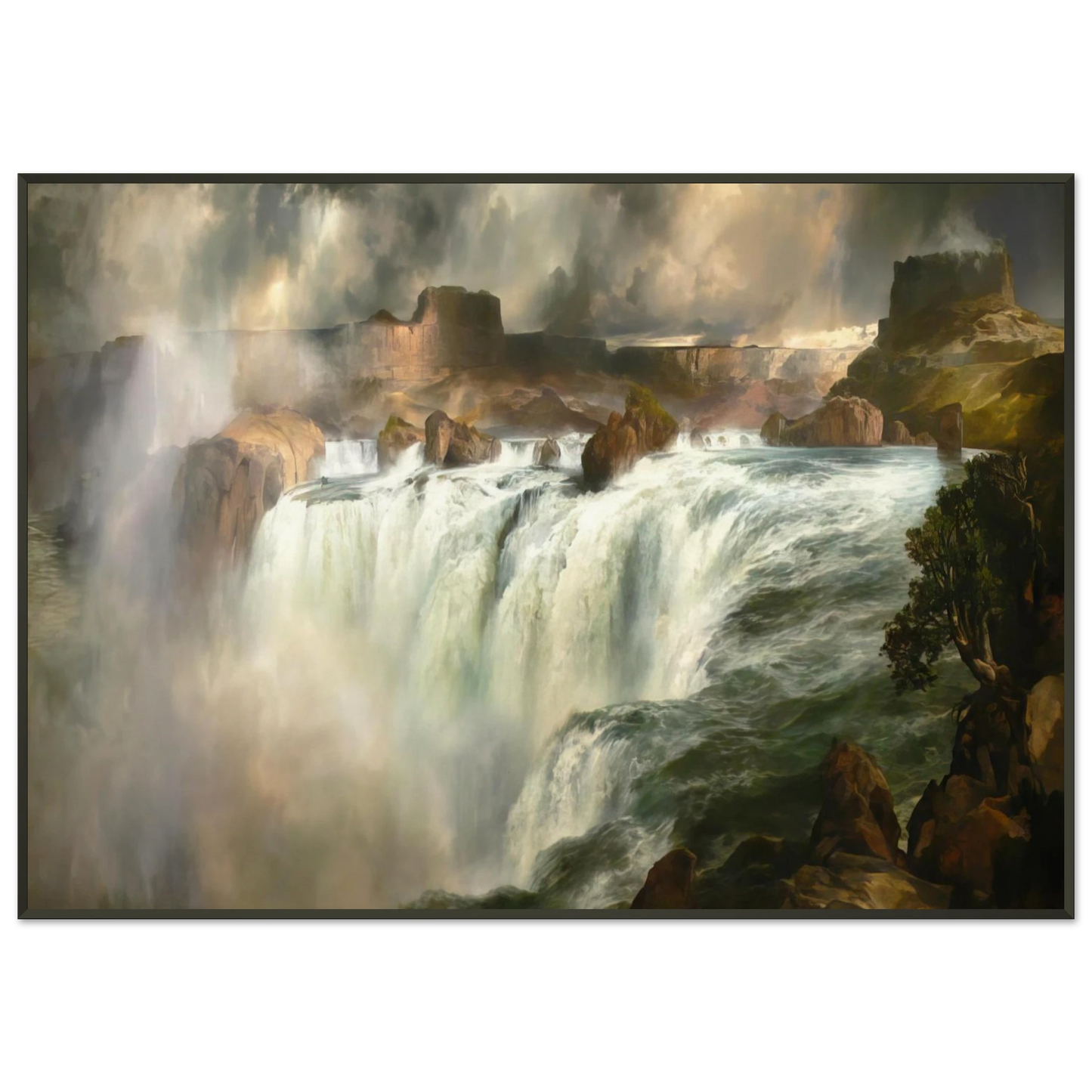 Thomas Moran Shenandoah River Framed Art Print - Aluminum Frame - 21x29.7 cm / 8x12"