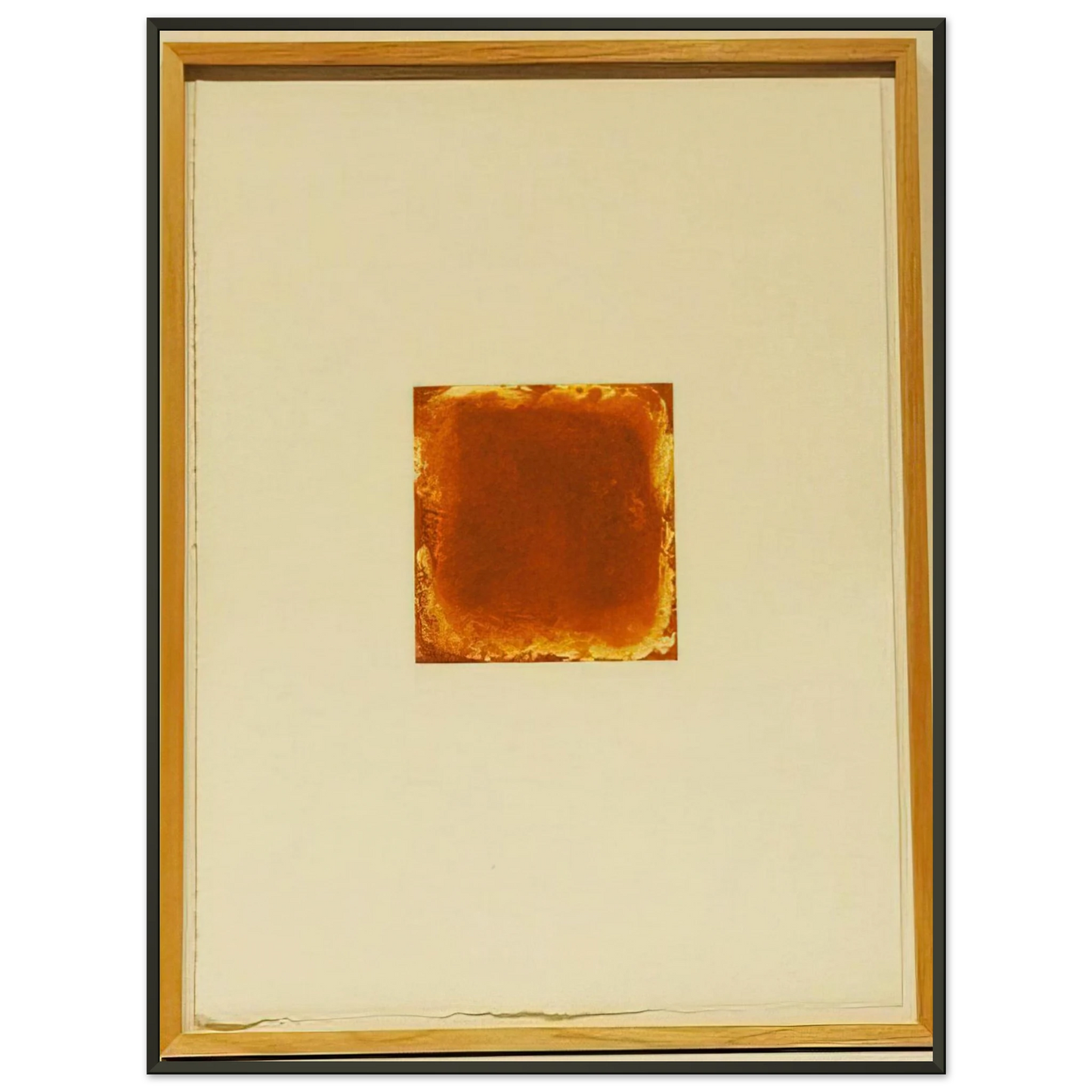 Gotthard Graubner UNTITLED 1991 Framed Art Print - Aluminum Frame - 70x100 cm / 28x40 inches